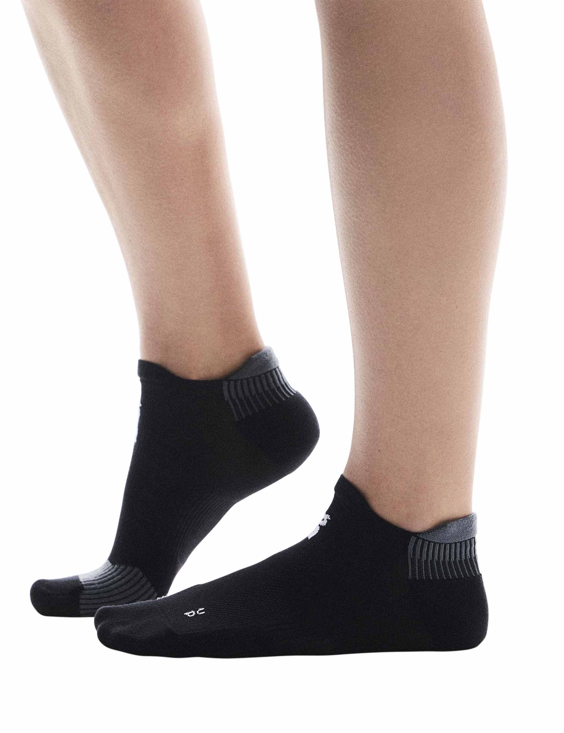 Performance Run Sock Low - Black/Eclipse - Image 3