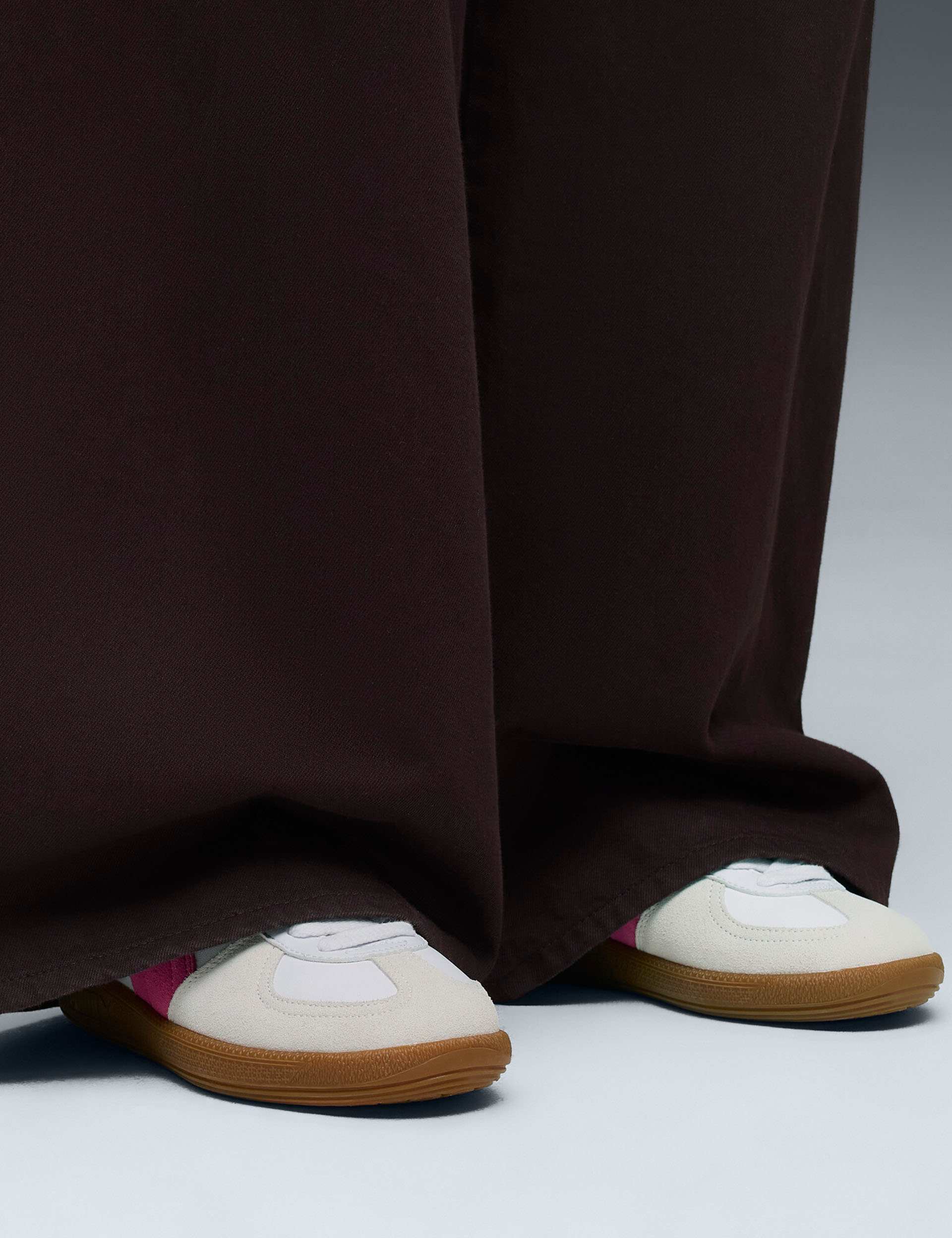 Palermo Leather Sneakers - White/Fluro Pink - Image 7