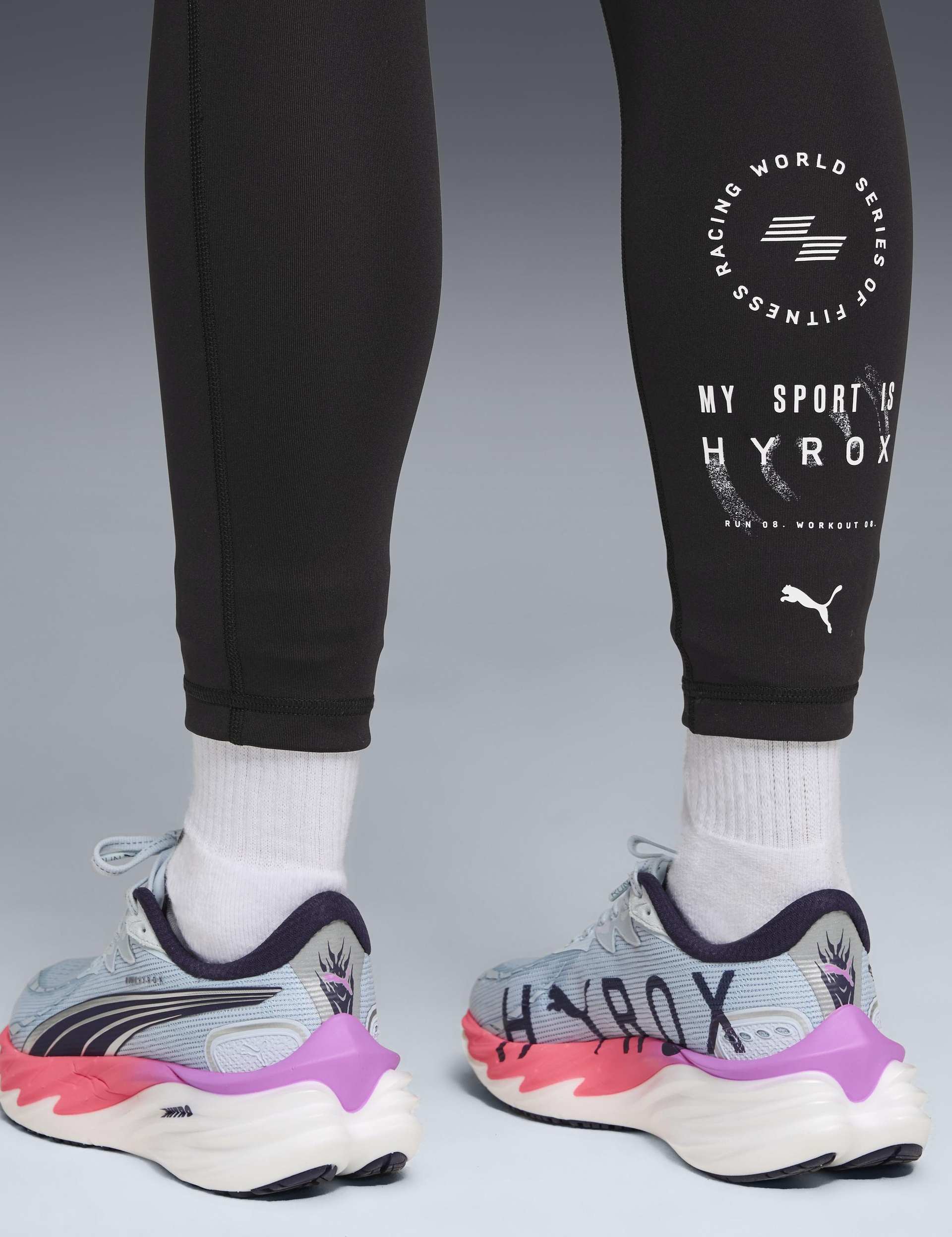 Puma x Hyrox Essentials Tights - Black - Image 4