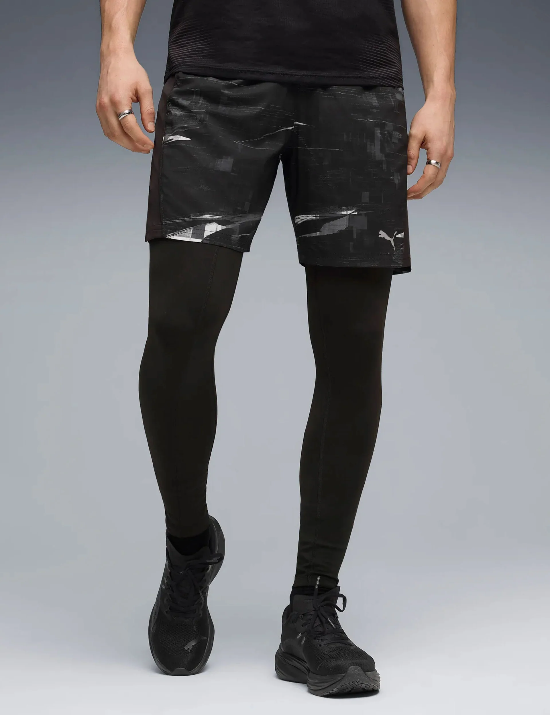 Run Velocity Aop 7" Short - Puma Black