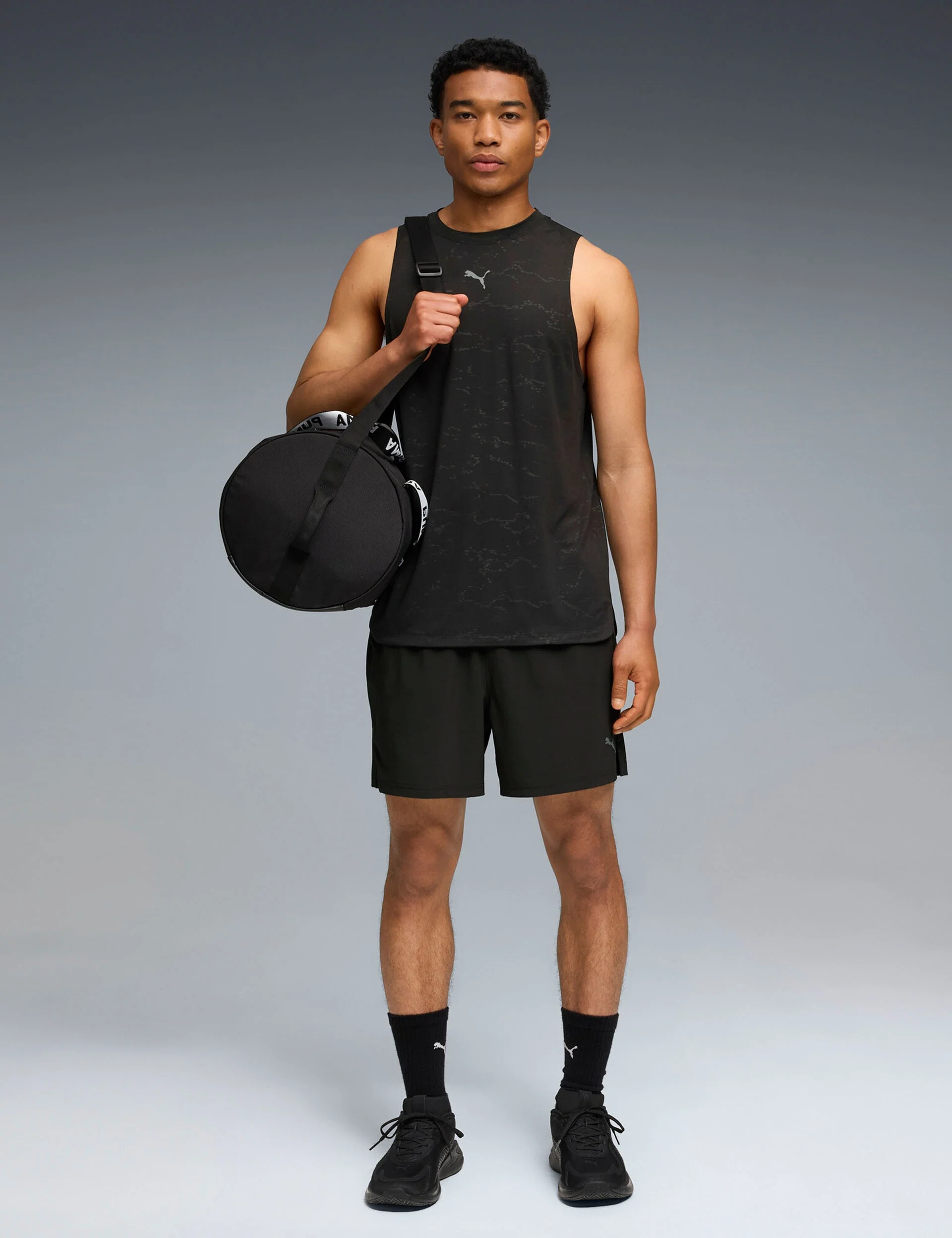 Tech Training 5" Stretch Woven Short - Puma Black - Image 5