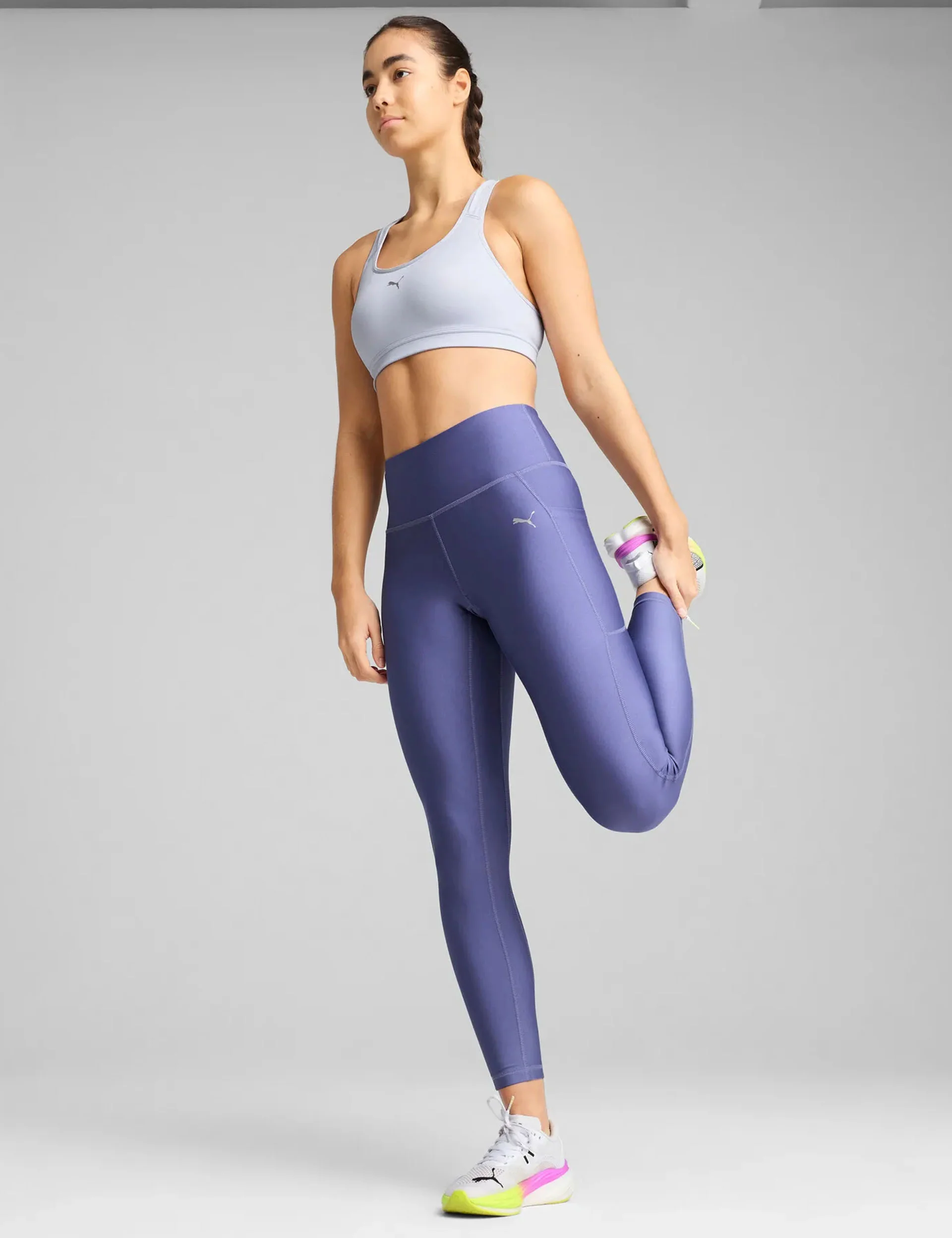 Velocity Running Tights - Blue Crystal - Image 5