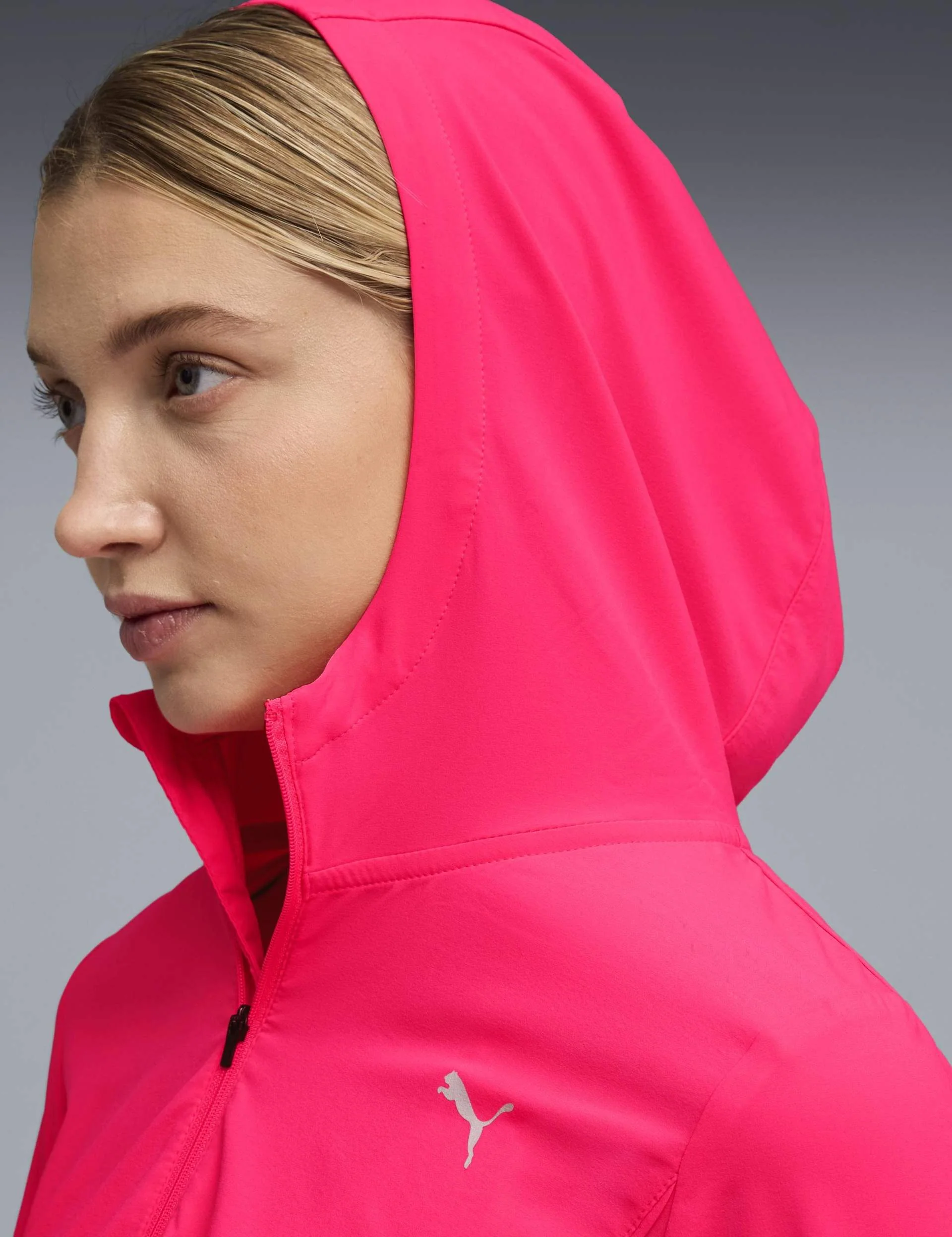 Velocity Woven Running Jacket - Pure Pink - Image 3