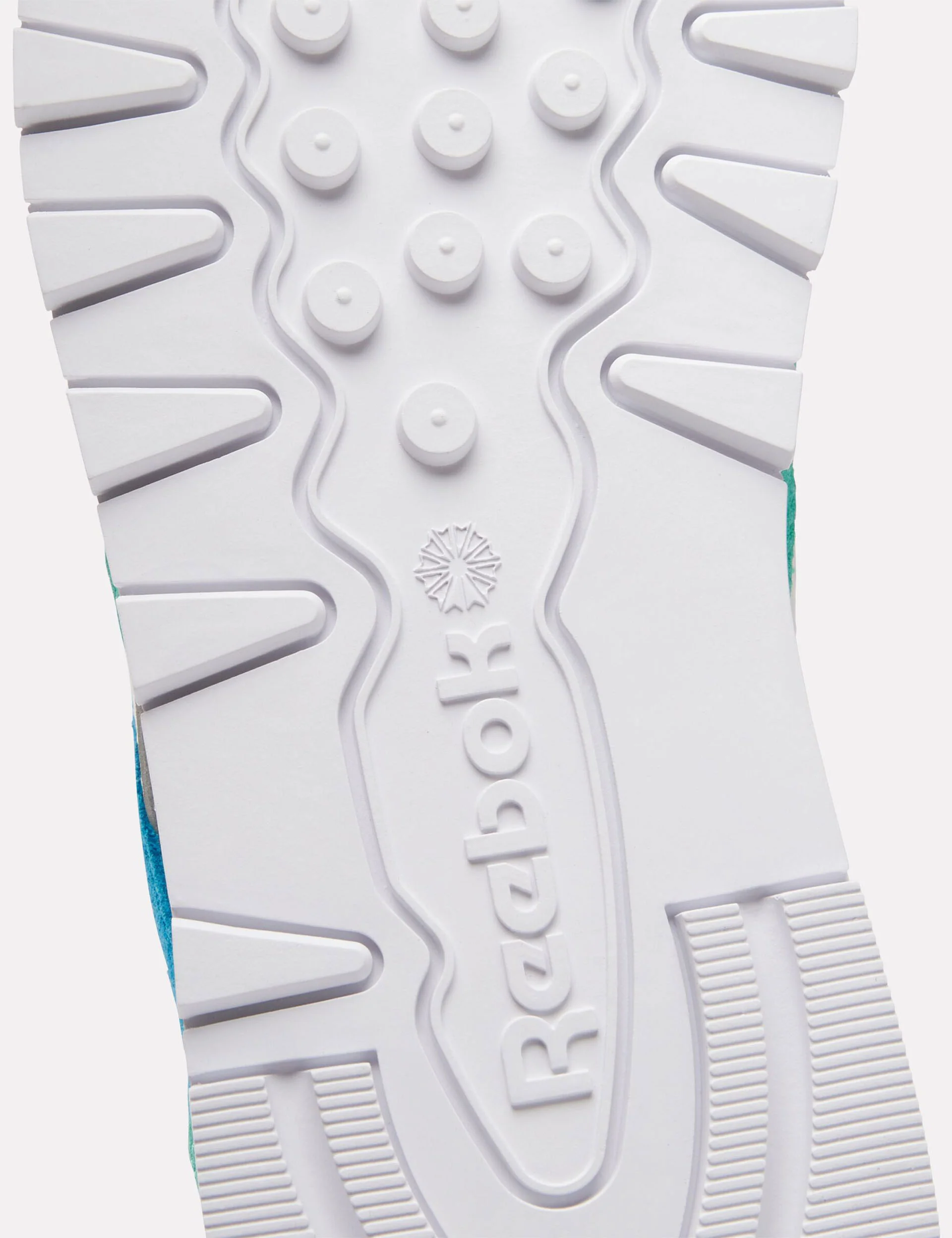 Classic Leather Shoes - White/Unleashed Green/Grey - Image 6
