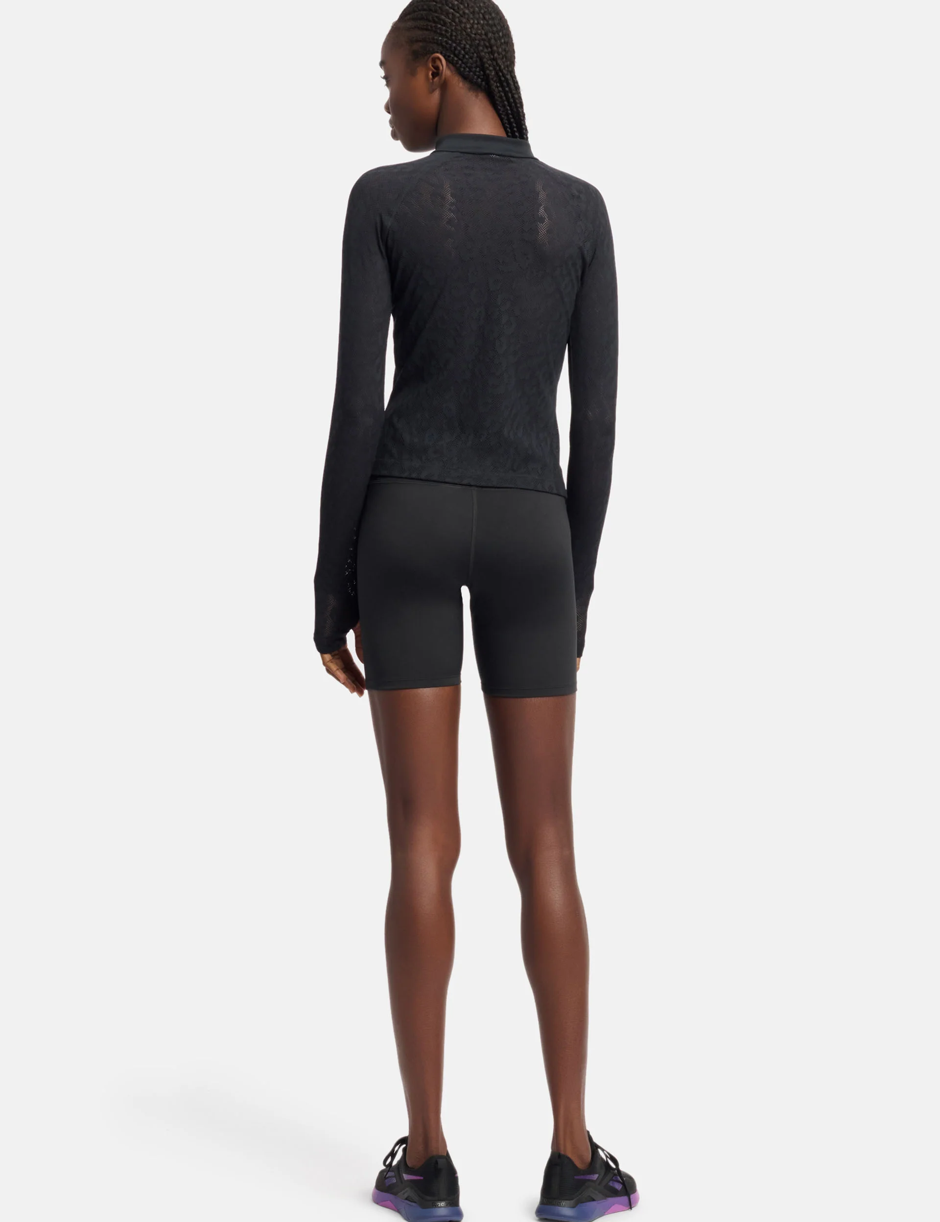 ID Train Bike Shorts - Night Black - Image 4