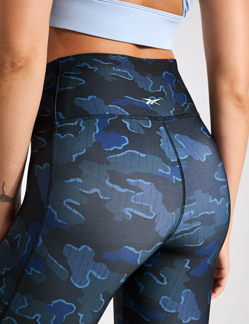 ID Train Camo Leggings - Black - Image 3
