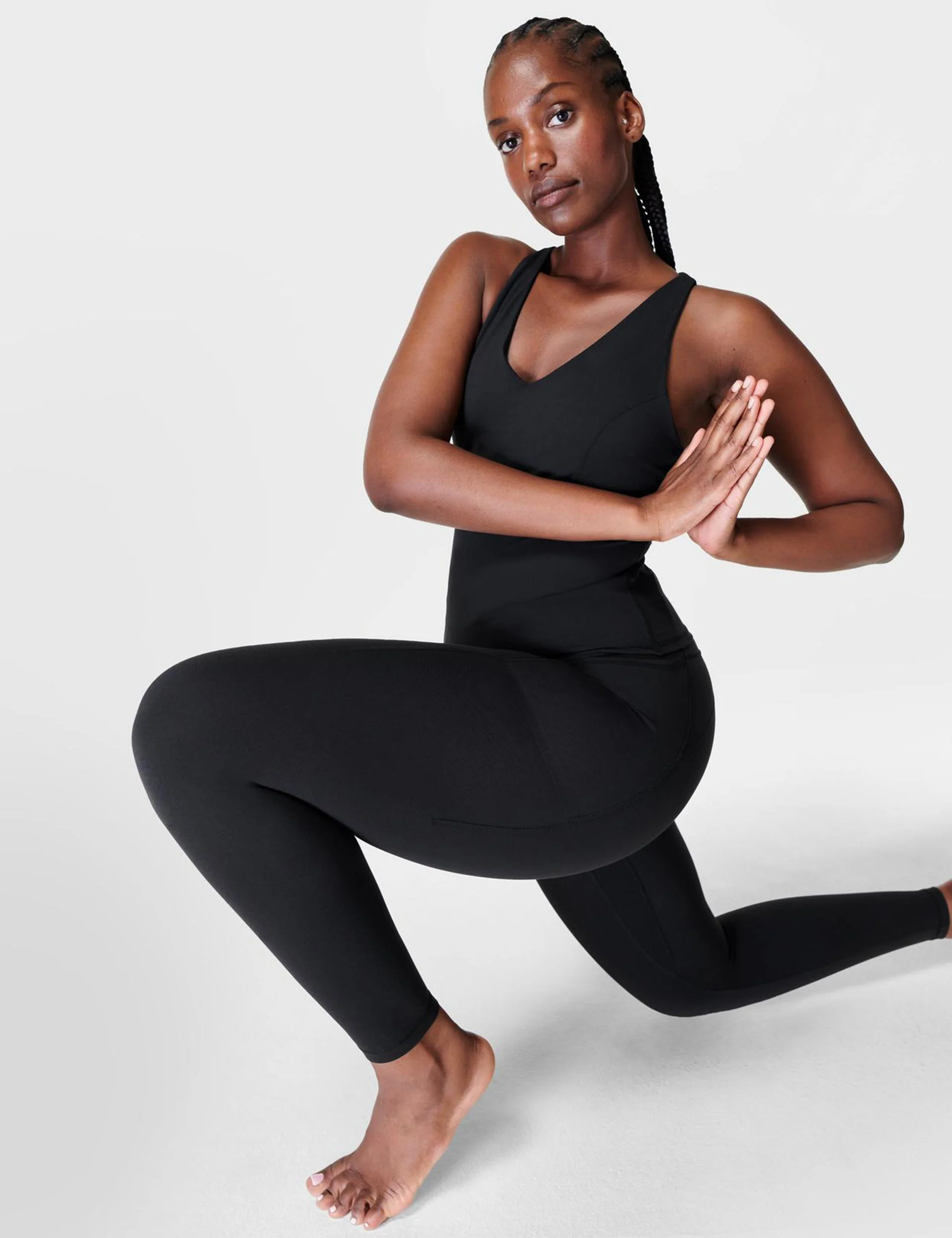 Super Soft Yoga Leggings - Black - Image 5