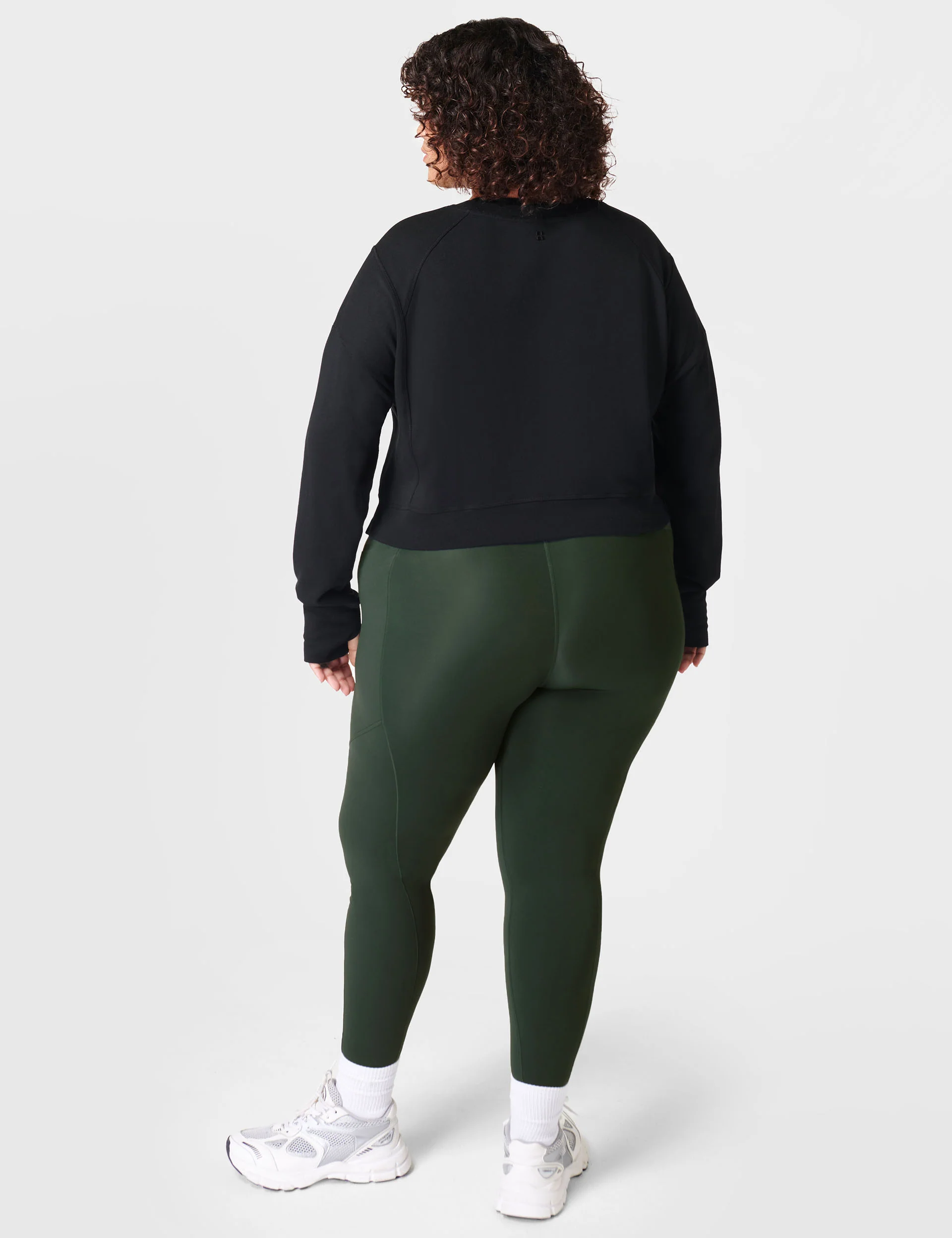 After Class Crop Sweatshirt - Black - Image 5