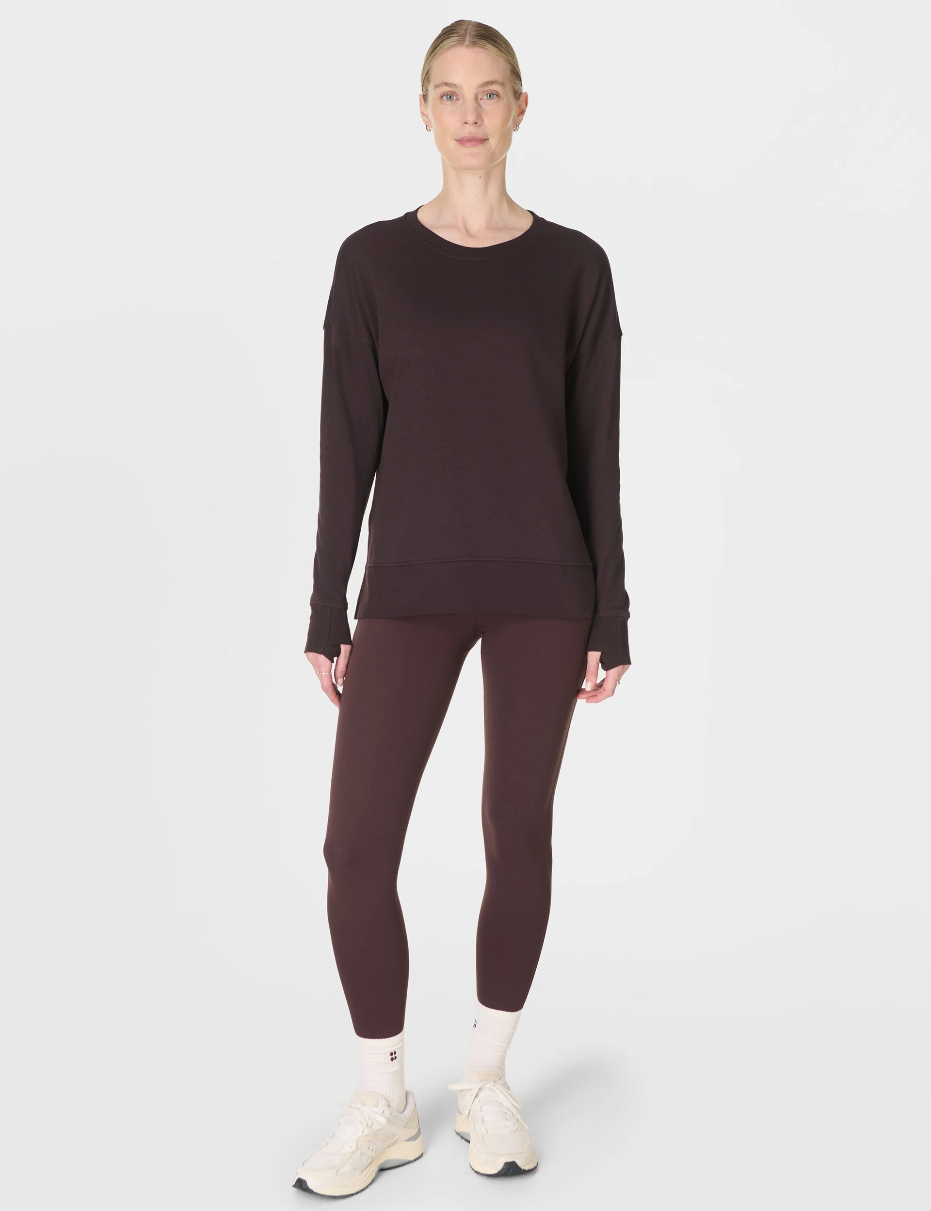 After Class Longline Sweatshirt - Sable Brown - Image 6