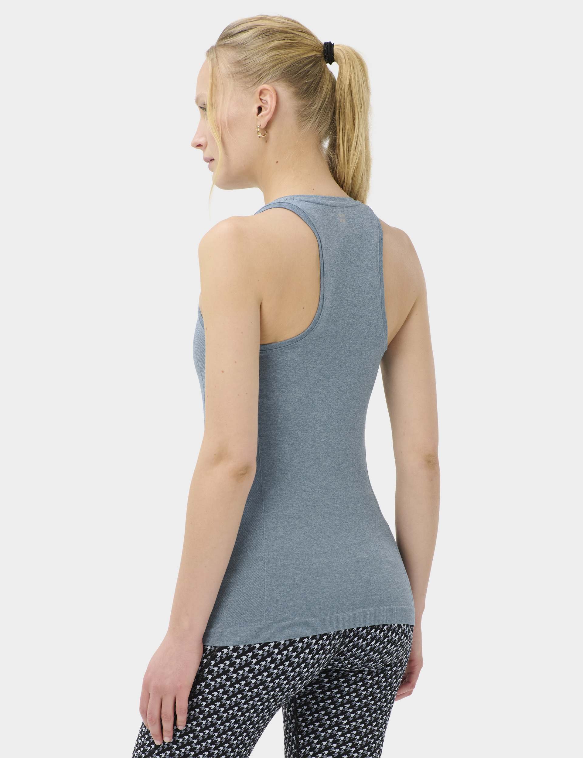 Athlete Seamless Workout Vest - Glacier Blue/Luxe Blue Marl - Image 2
