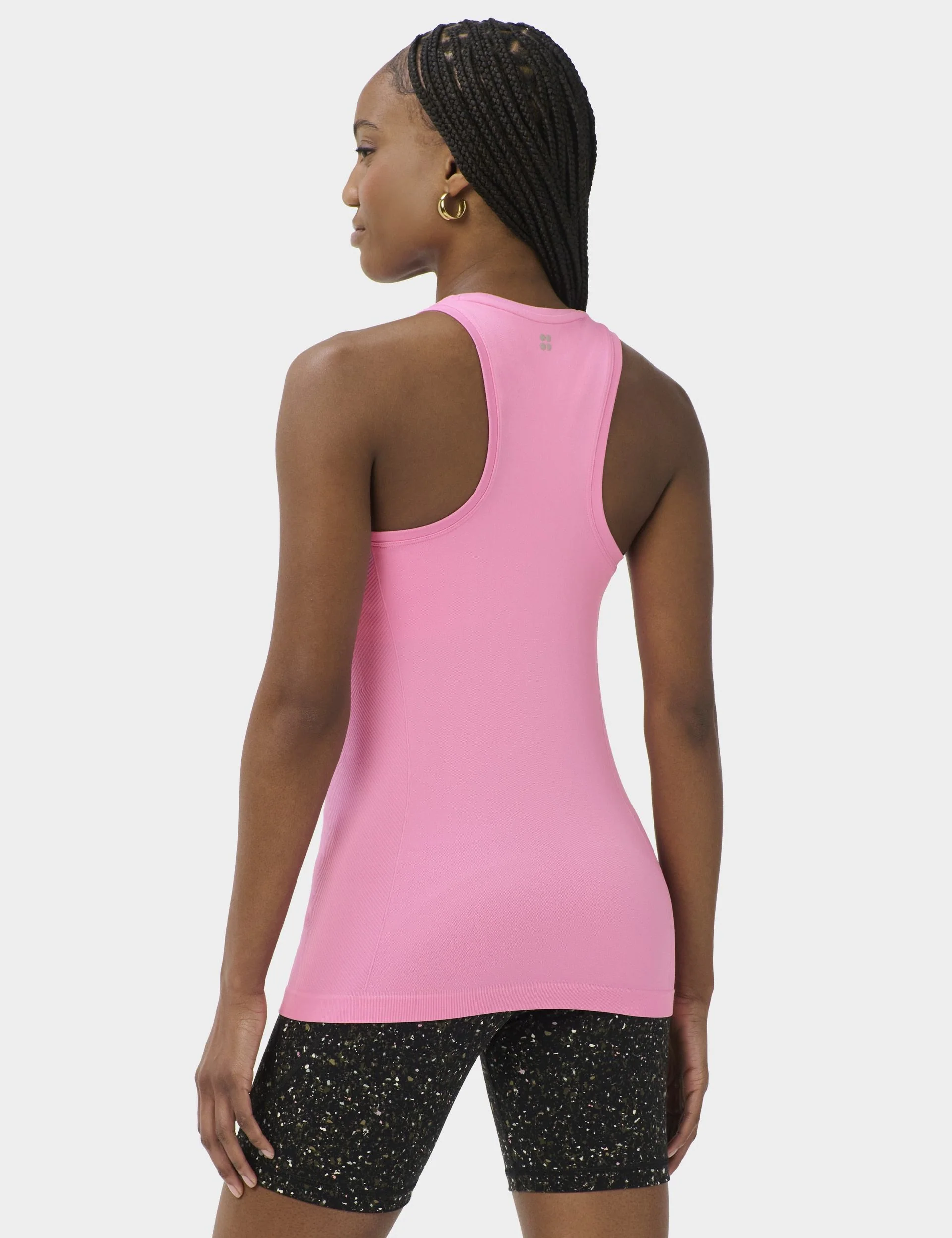 Athlete Seamless Workout Vest - Guava Pink - Image 2