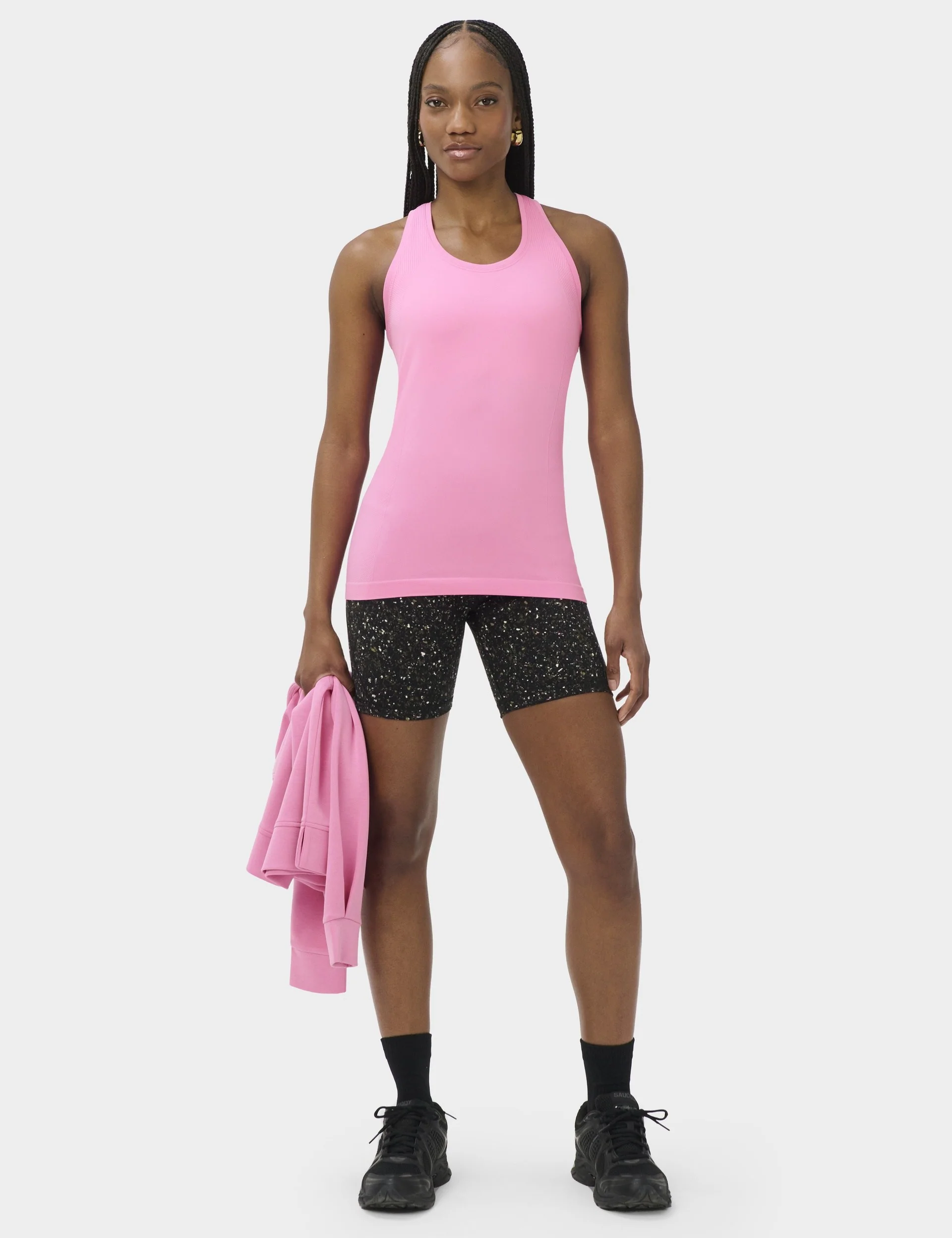 Athlete Seamless Workout Vest - Guava Pink - Image 5