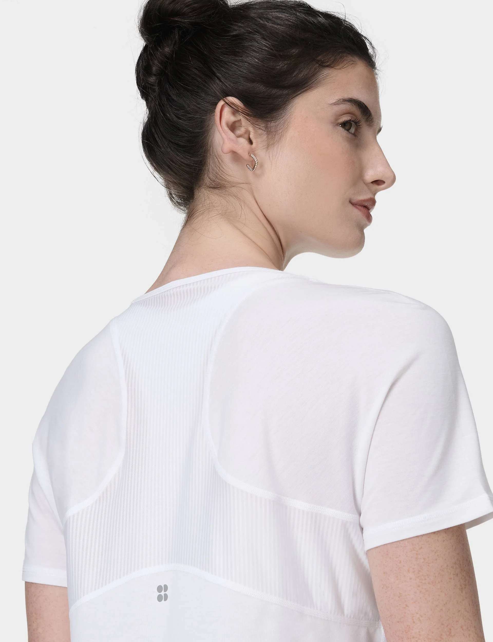 Breathe Easy Mesh T-Shirt - White - Image 5