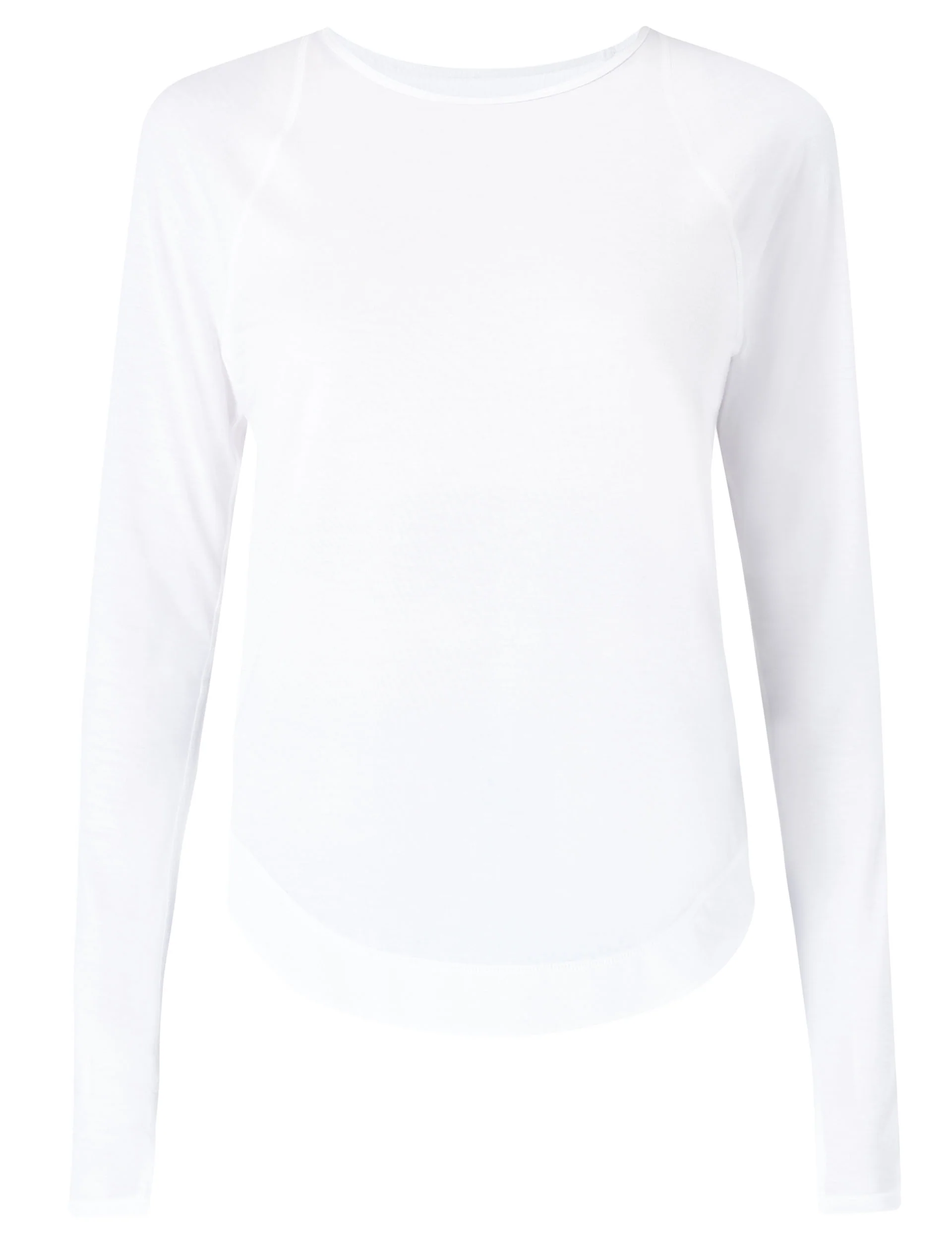 Breathe Easy Running Long Sleeve Top - White - Image 8