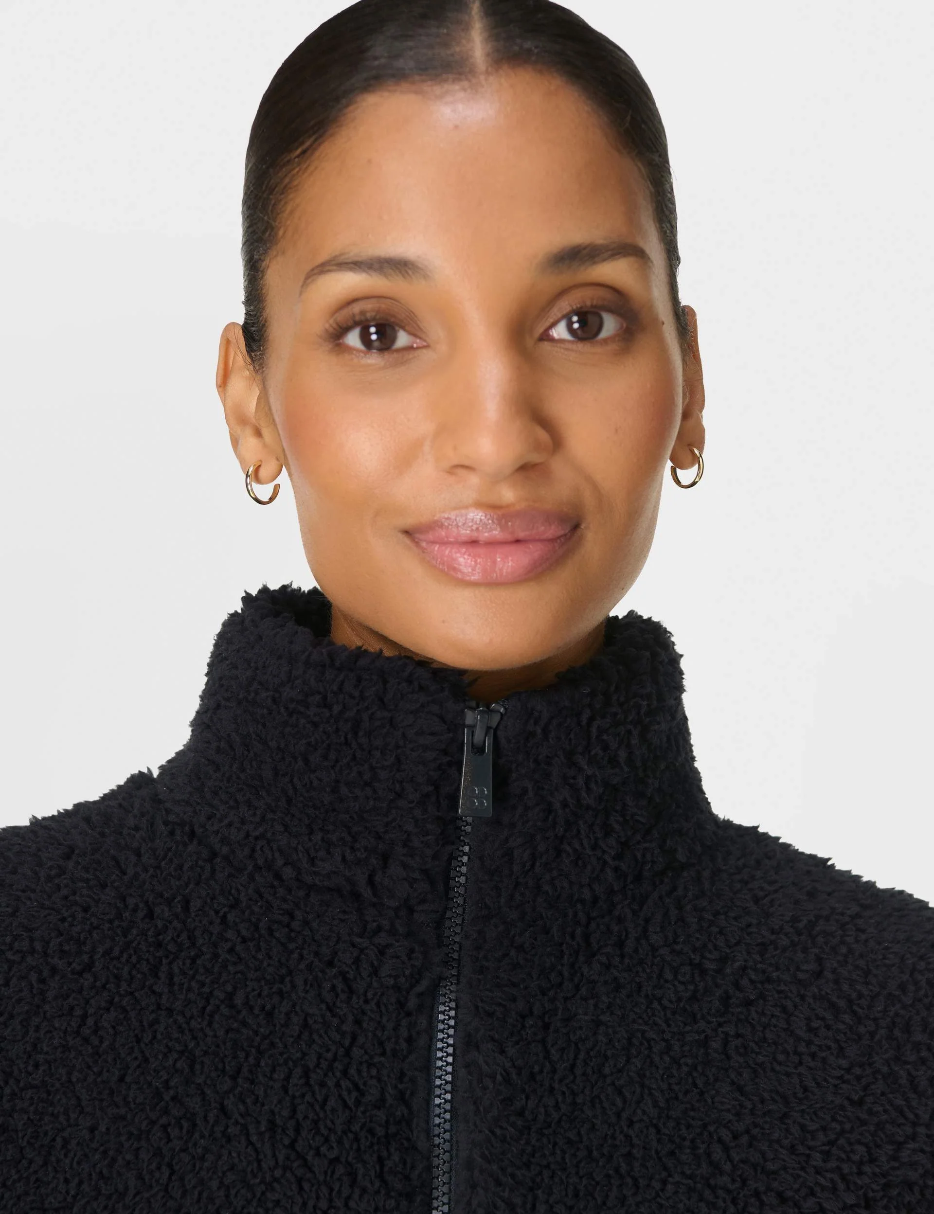 Canyon Fleece Zip Up - Black - Image 3