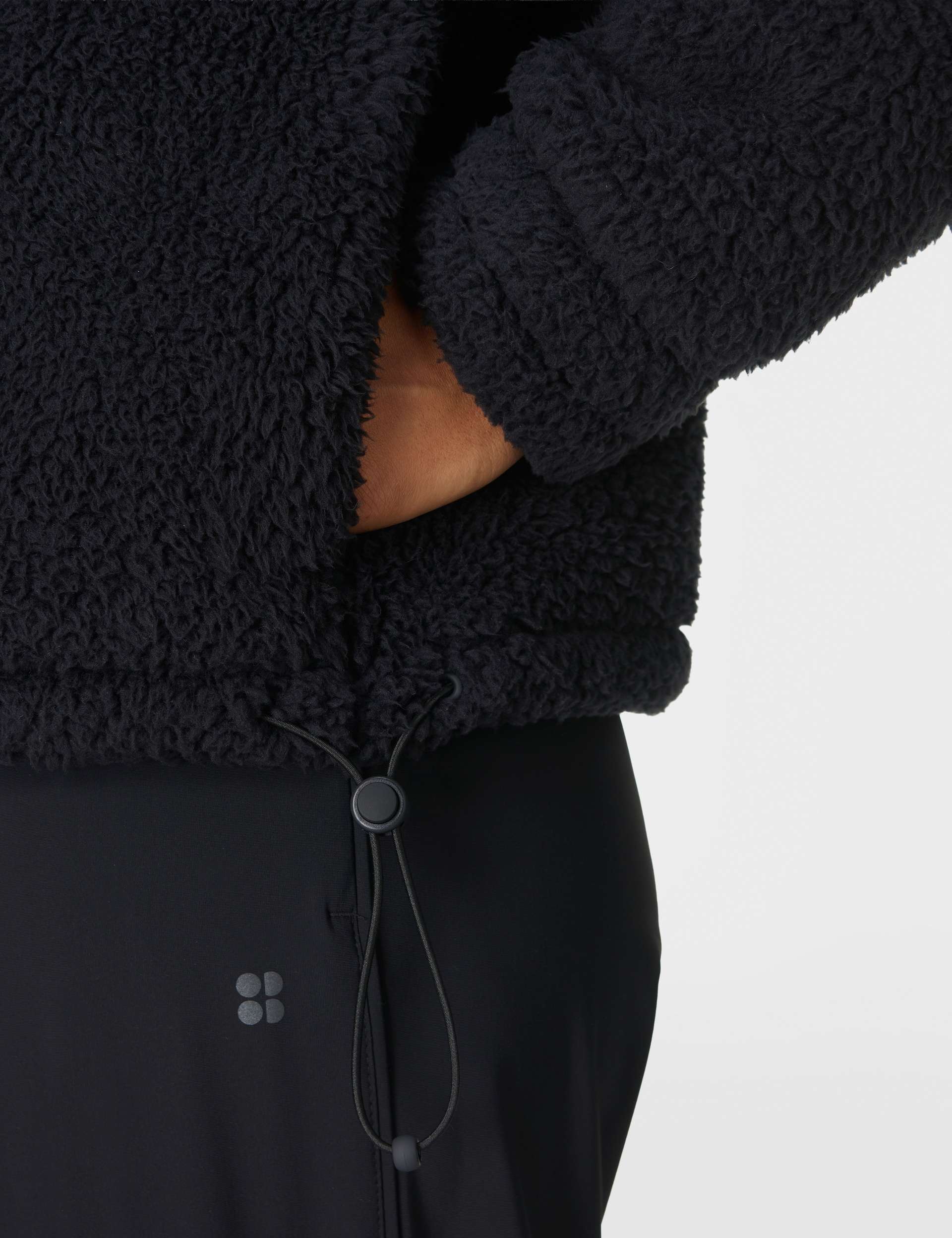 Canyon Fleece Zip Up - Black - Image 4