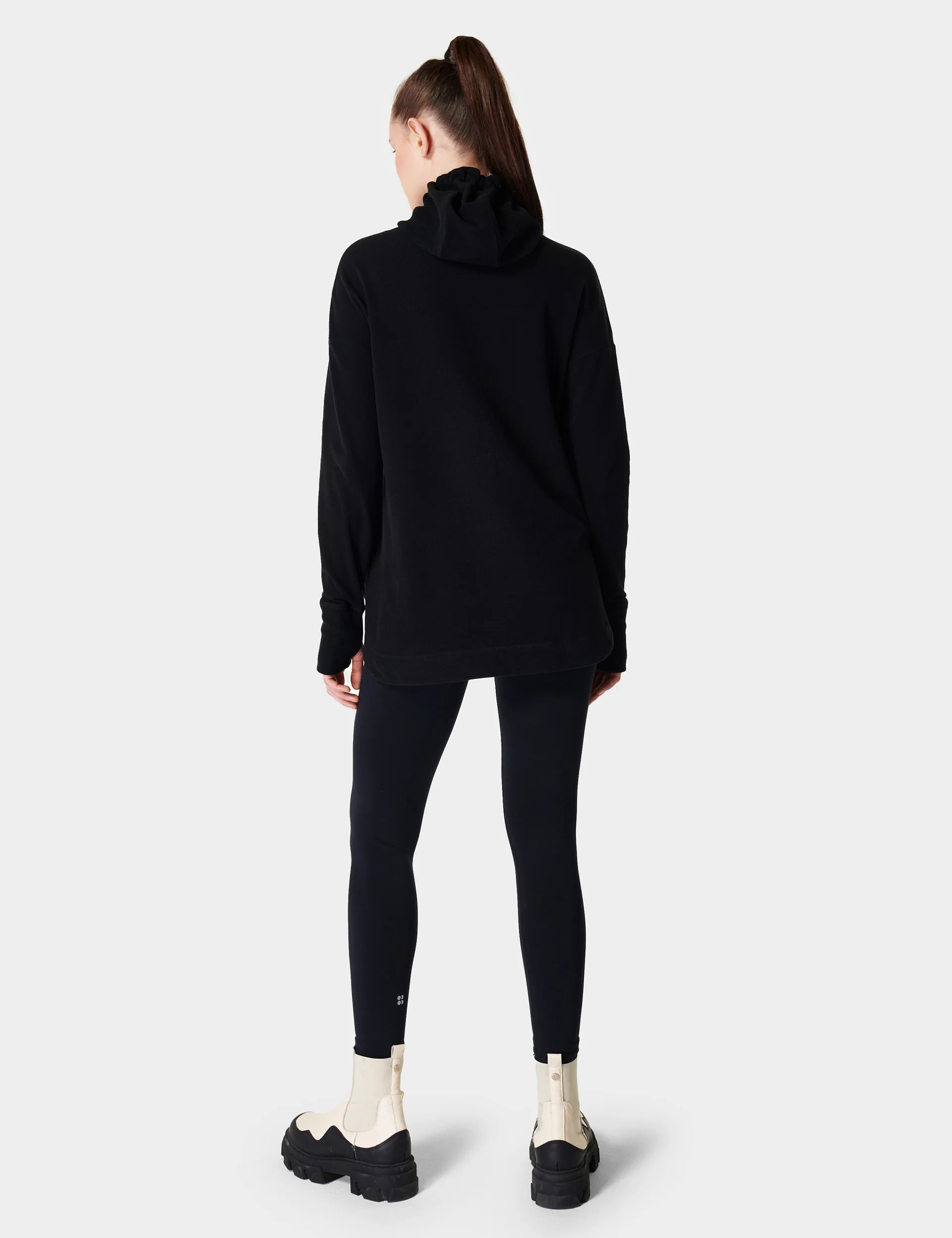 Escape Italian Fleece Hoody - Black - Image 5