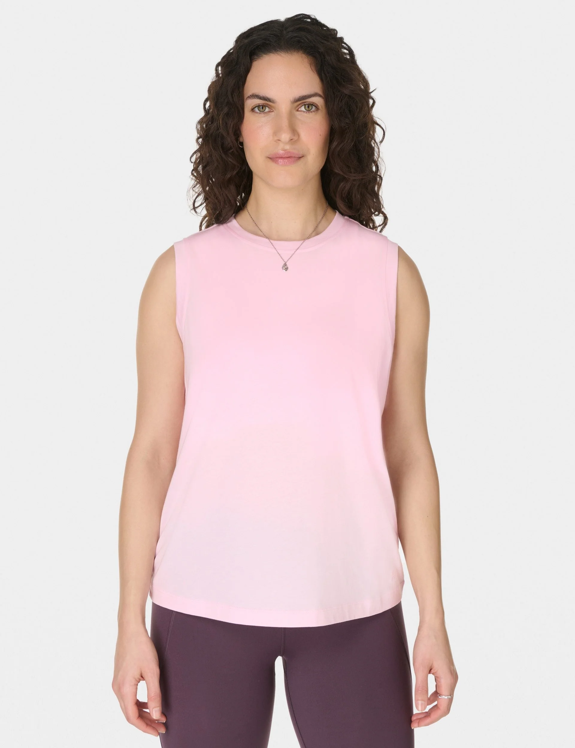 Essential Sleeveless Vest - Nerine Pink - Image 4