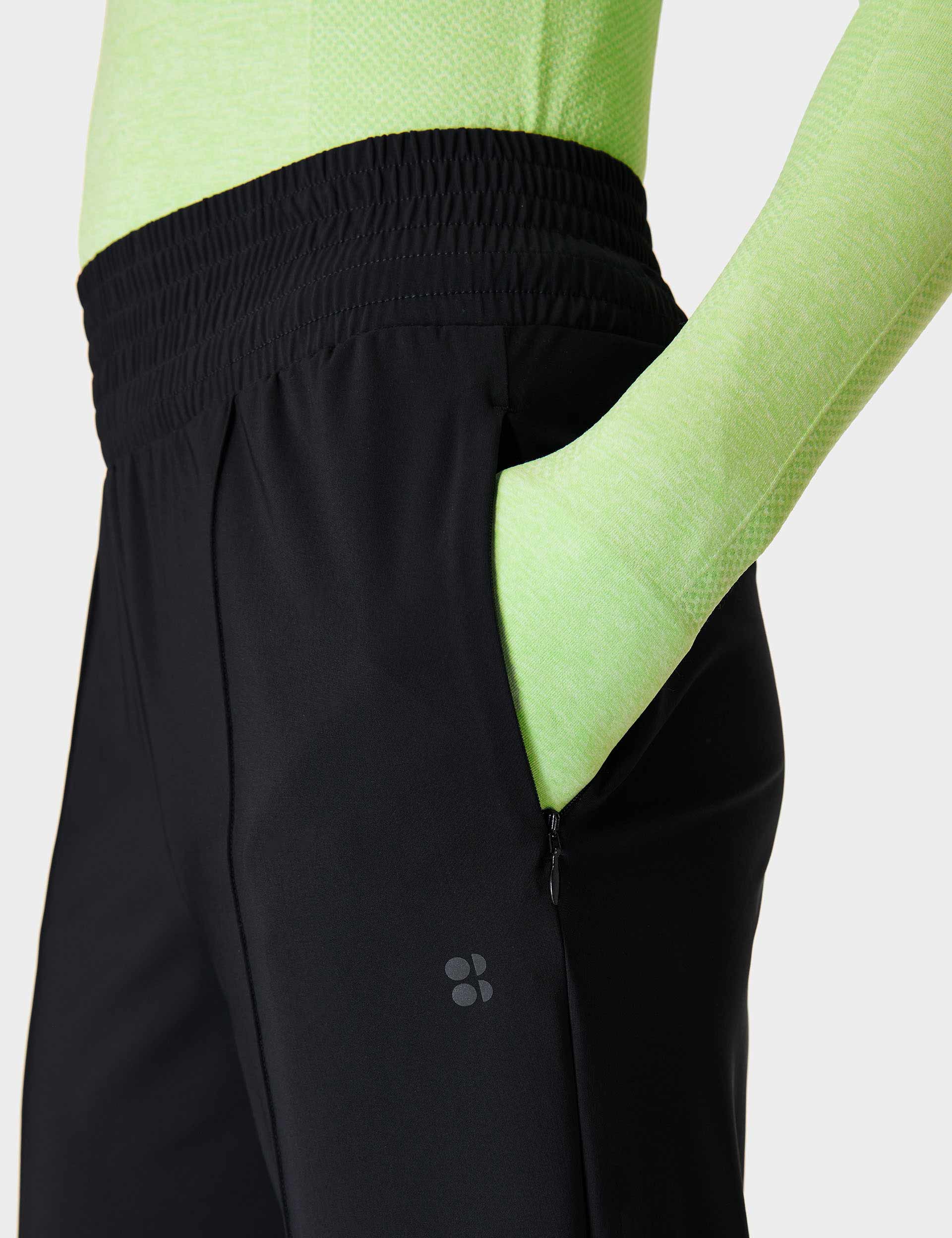 Explorer Wide Leg Track Trousers - Black - Image 4