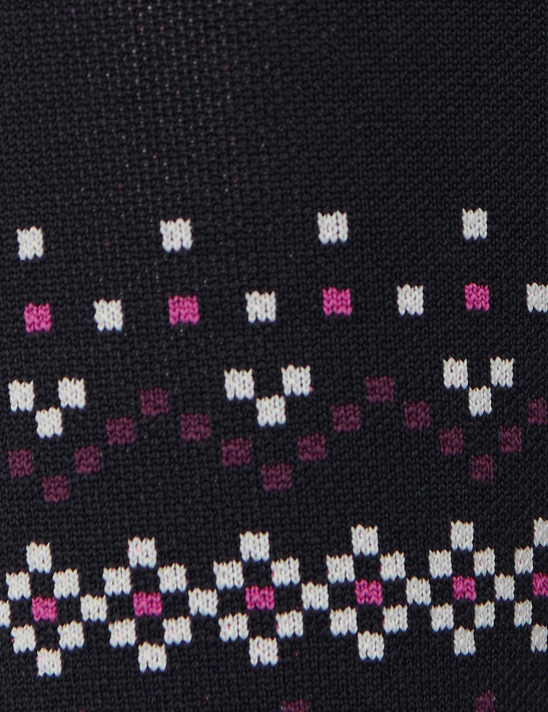 Fairisle Novelty Base Layer Legging - Black Fairisle Jacquard - Image 7