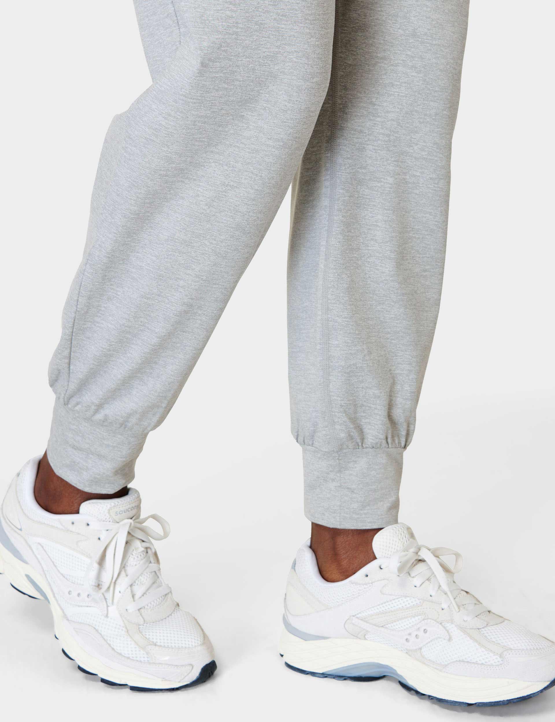 Gaia Yoga Pants - Light Grey Marl - Image 5
