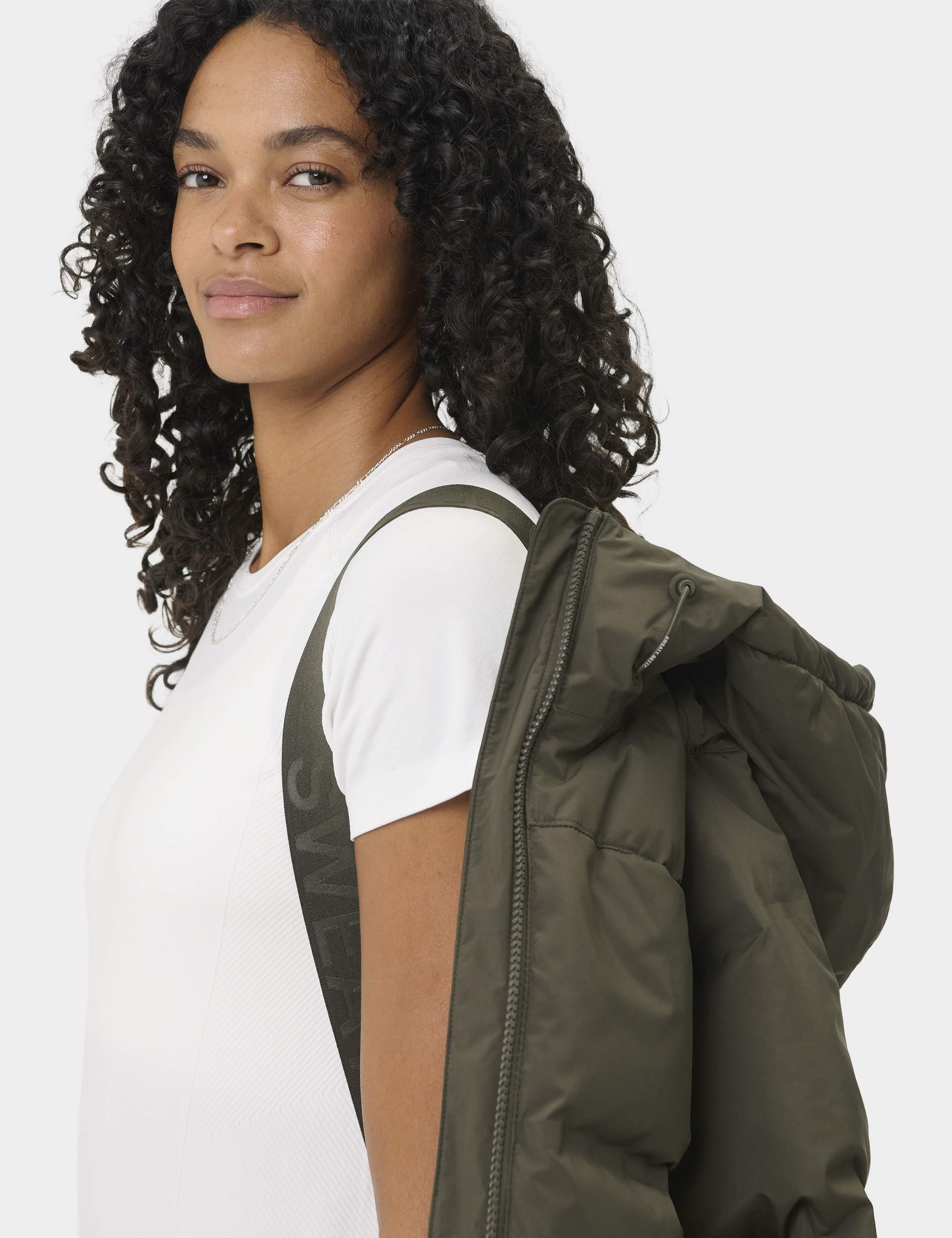Nimbus Longline Waterproof Puffer - Nori Green - Image 7