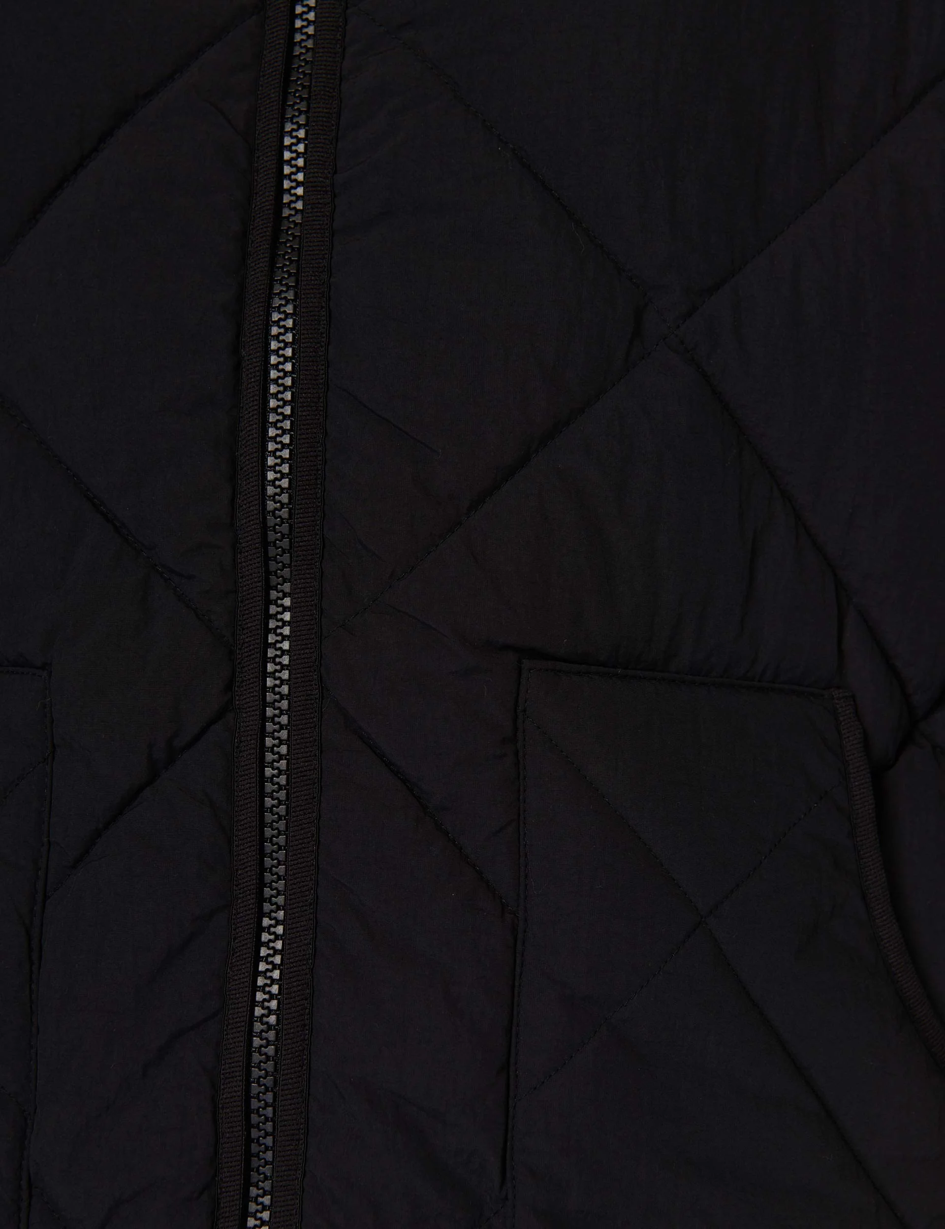 On The Move Quilted Jacket - Black - Image 7