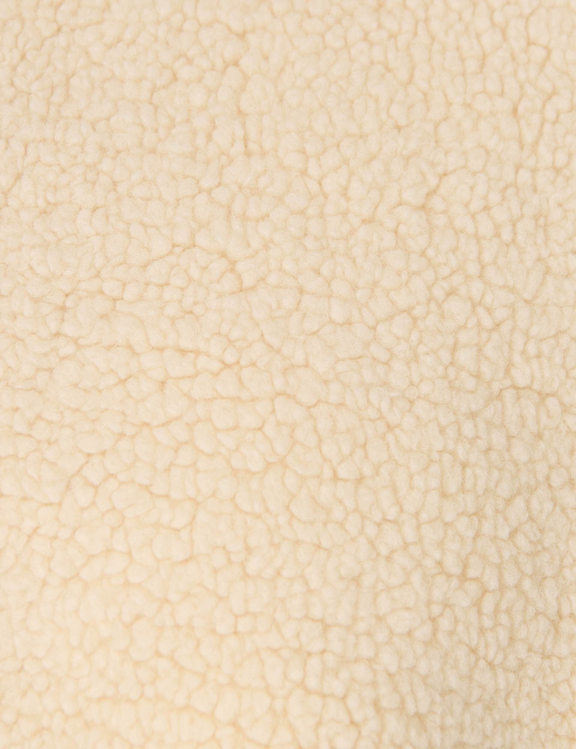 Plush Half Zip Fleece - Buttermilk Beige - Image 7