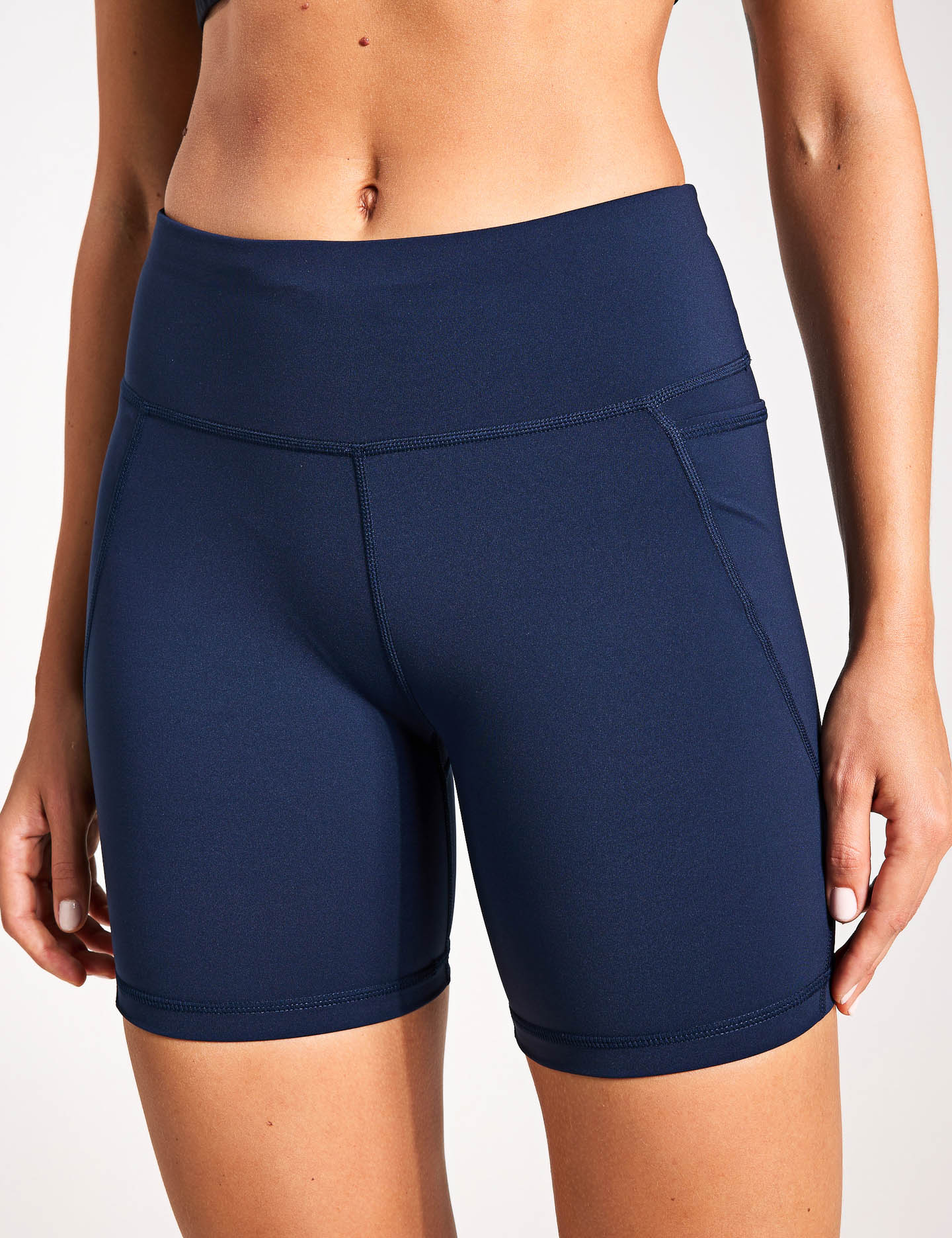 Power 6" Cycling Shorts - Navy Blue - Image 4
