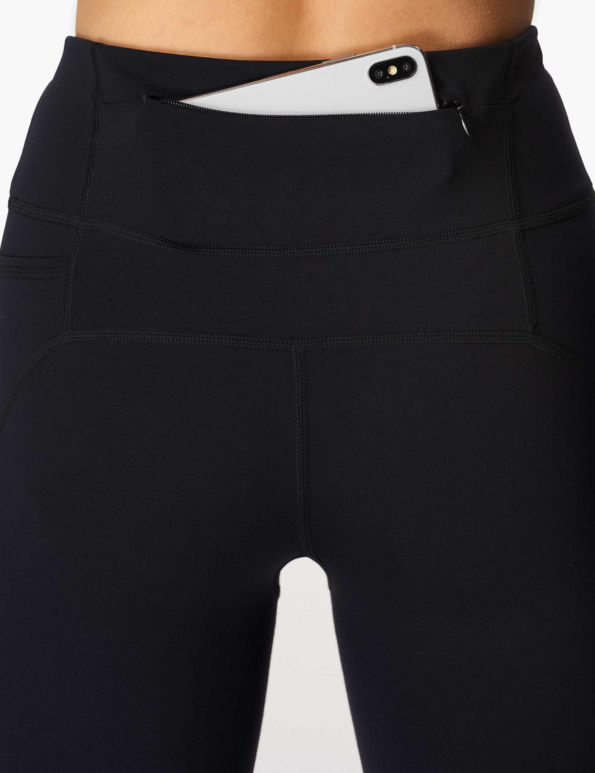 Power 7/8 Gym Leggings - Black - Image 3
