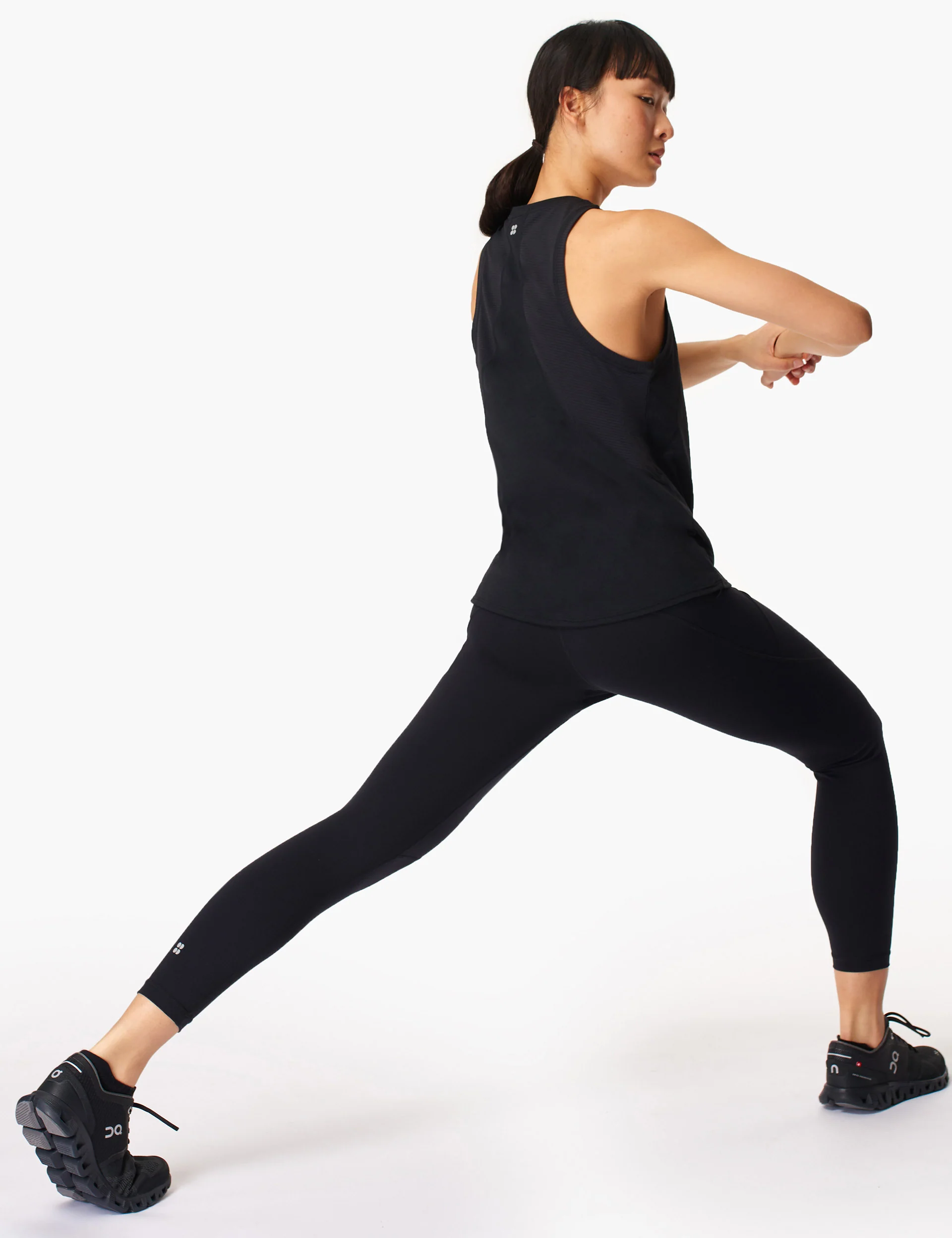 Power 7/8 Gym Leggings - Black - Image 6