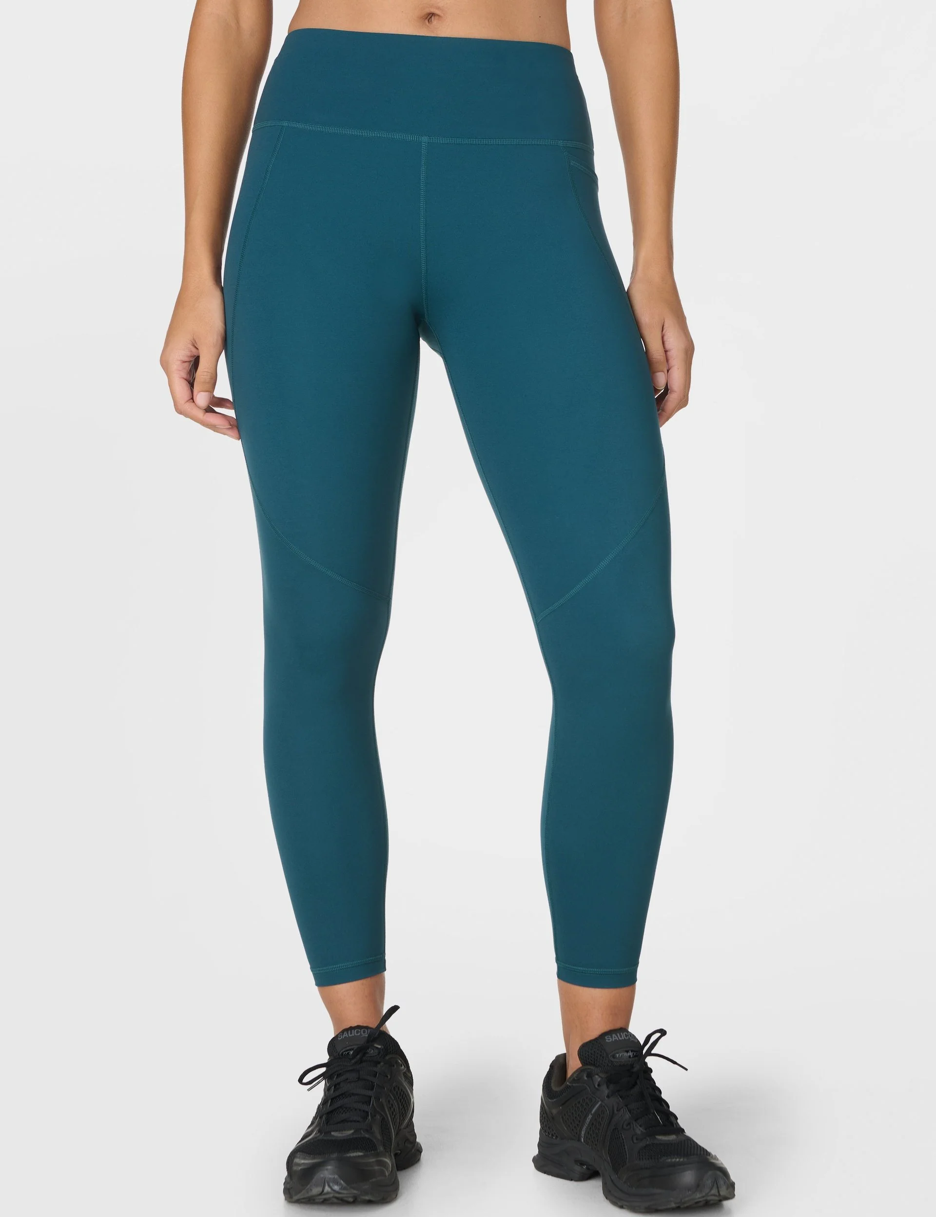 Power 7/8 Gym Leggings - Deep Green