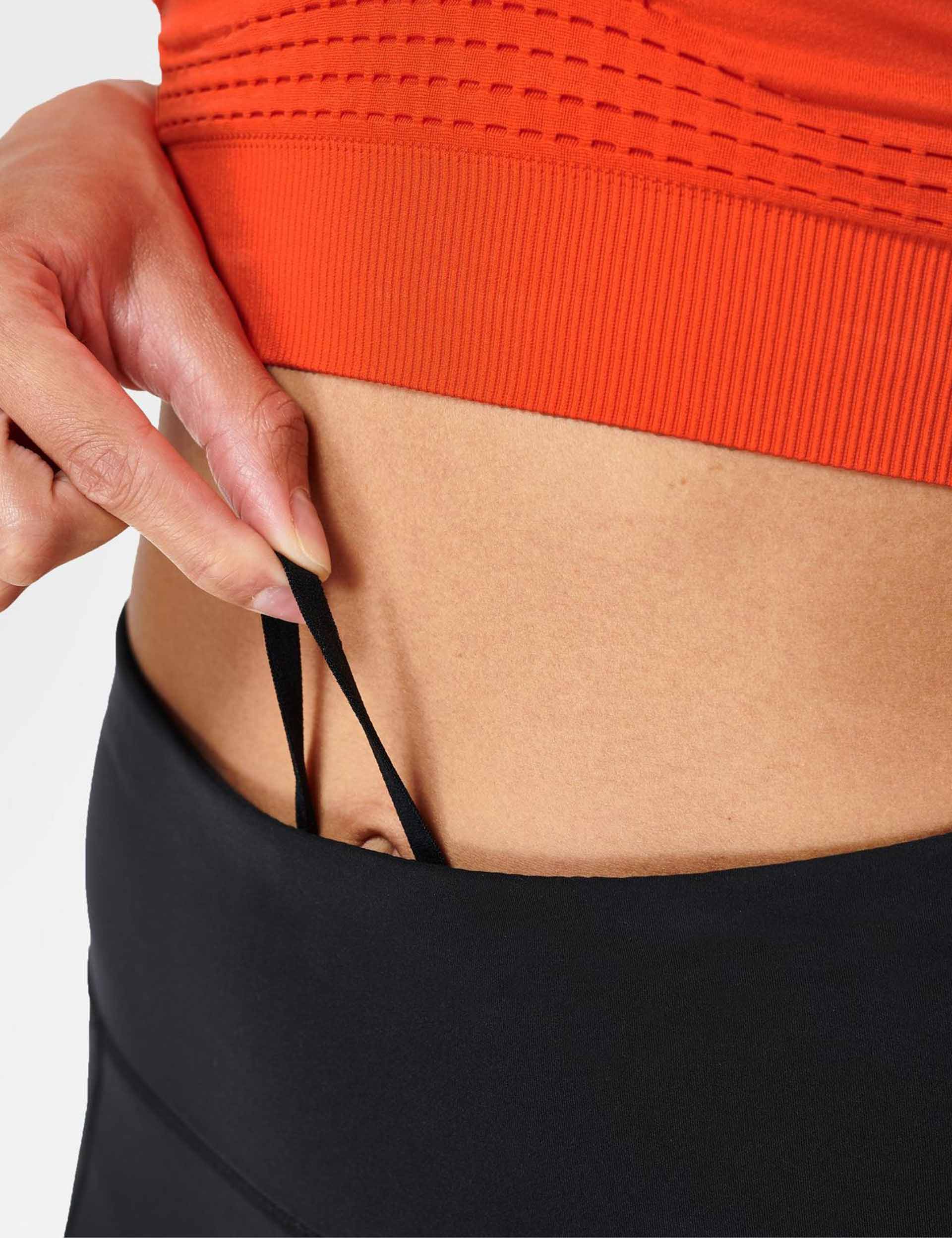 Power Cropped Gym Leggings - Black - Image 5