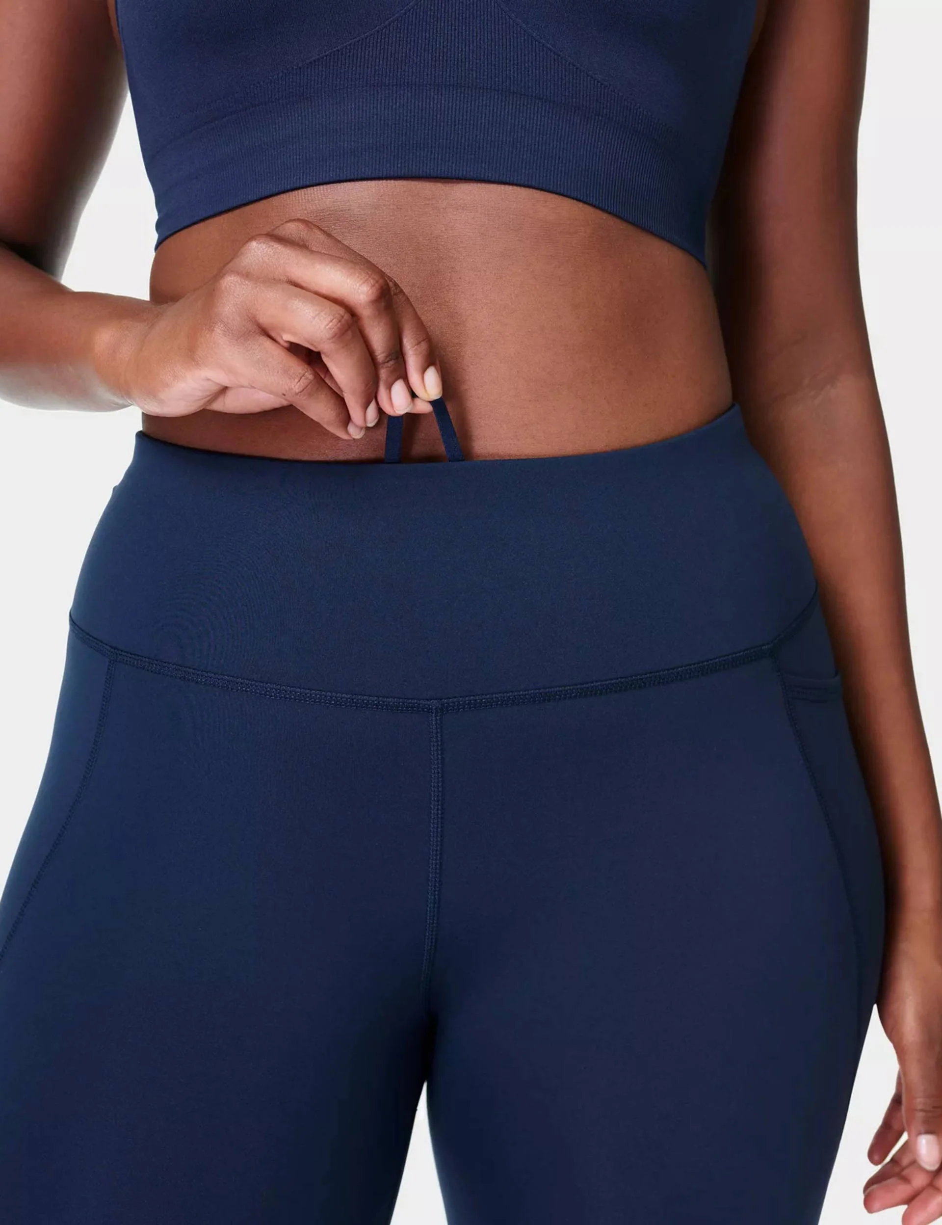 Power Gym Leggings - Navy Blue - Image 3