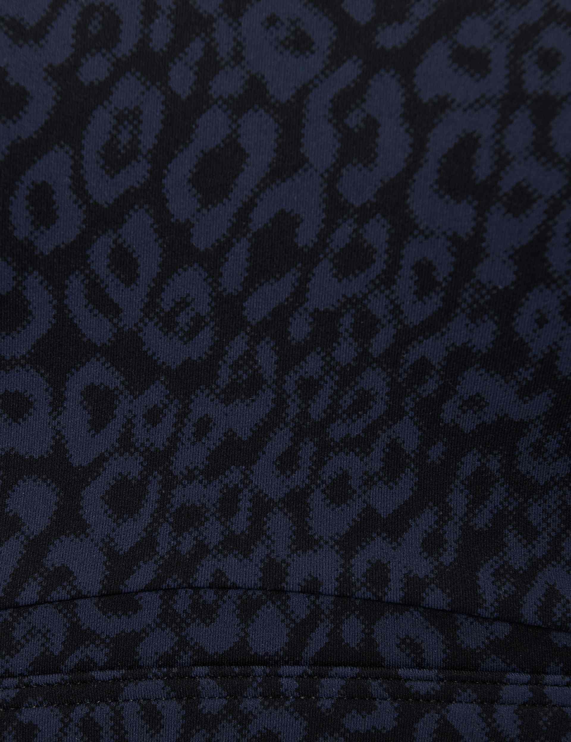 Power Pulse Bra - Blue Halftone Leopard Print - Image 7