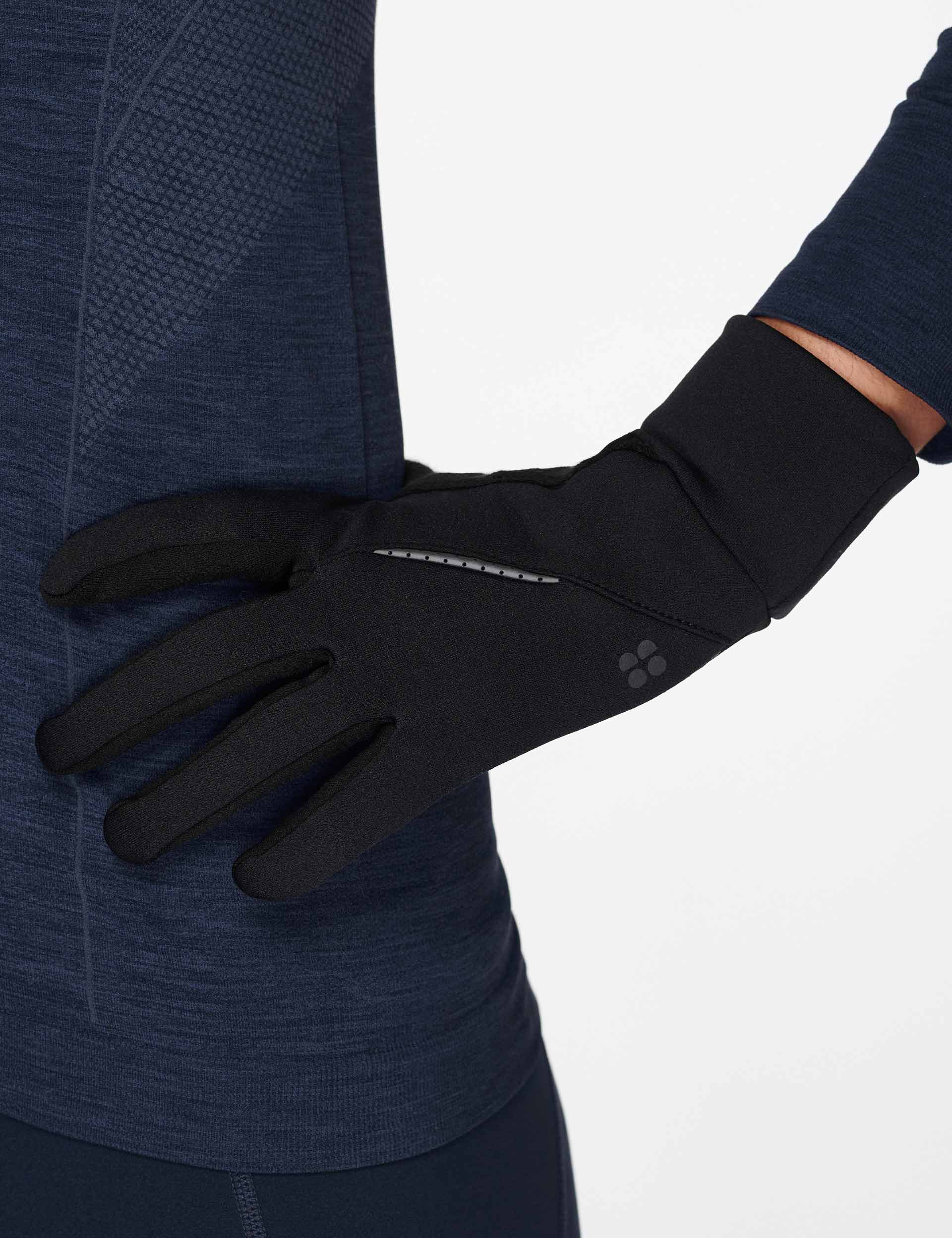 Run Gloves - Black - Image 5
