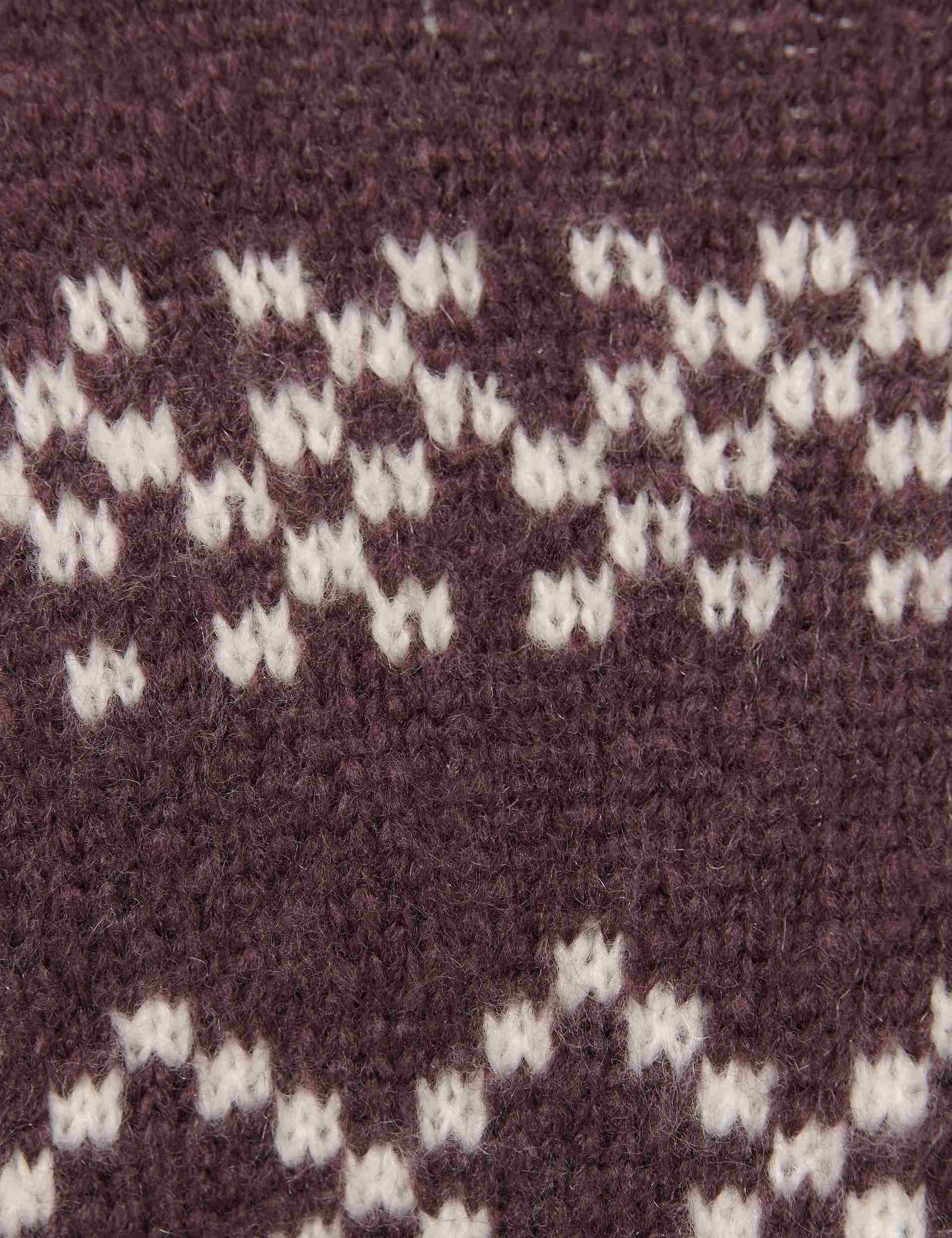 SB Jacquard Fairisle Sweater - Purple Sb Jacquard - Image 7