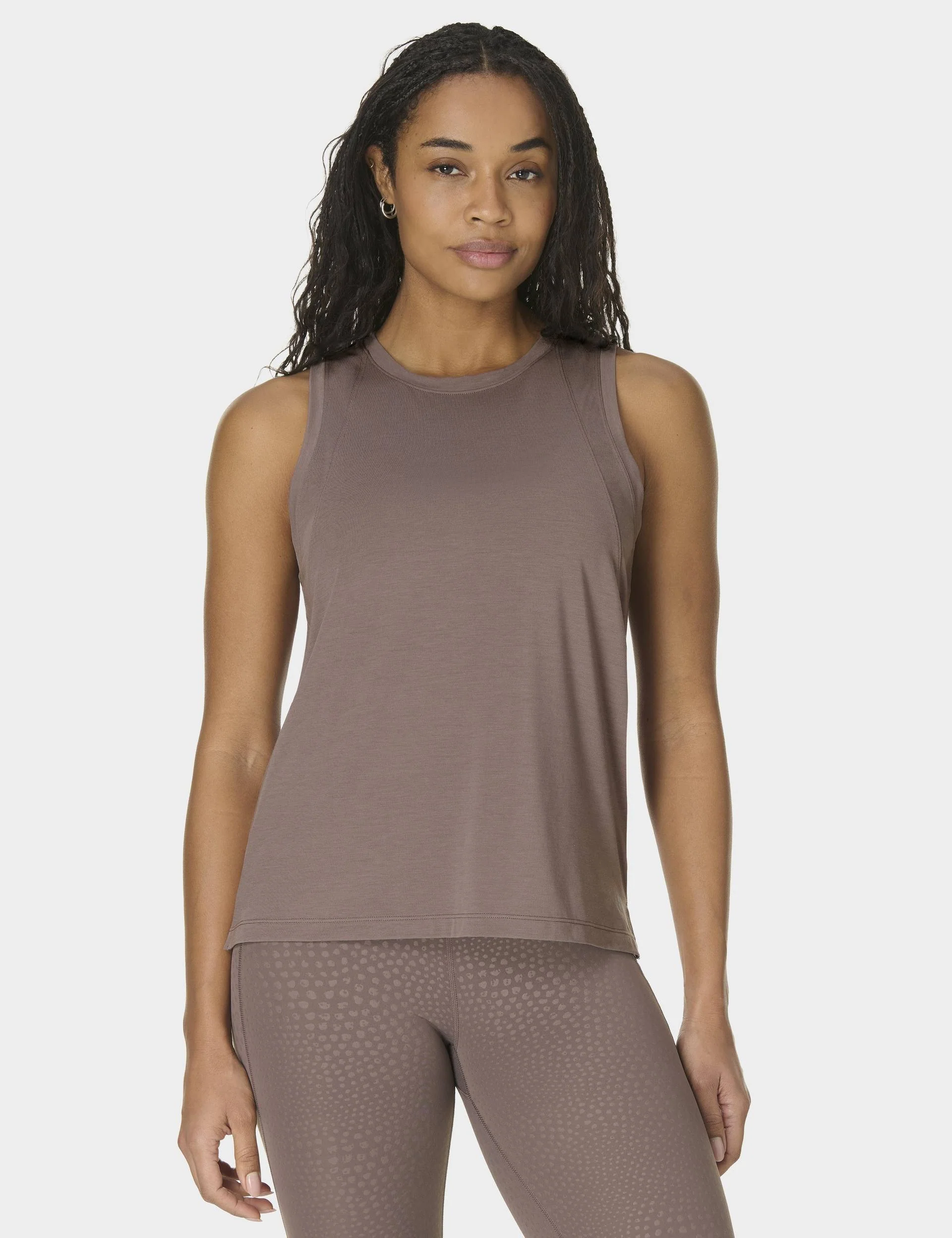 Soft Flow Studio Vest - Taupe Brown