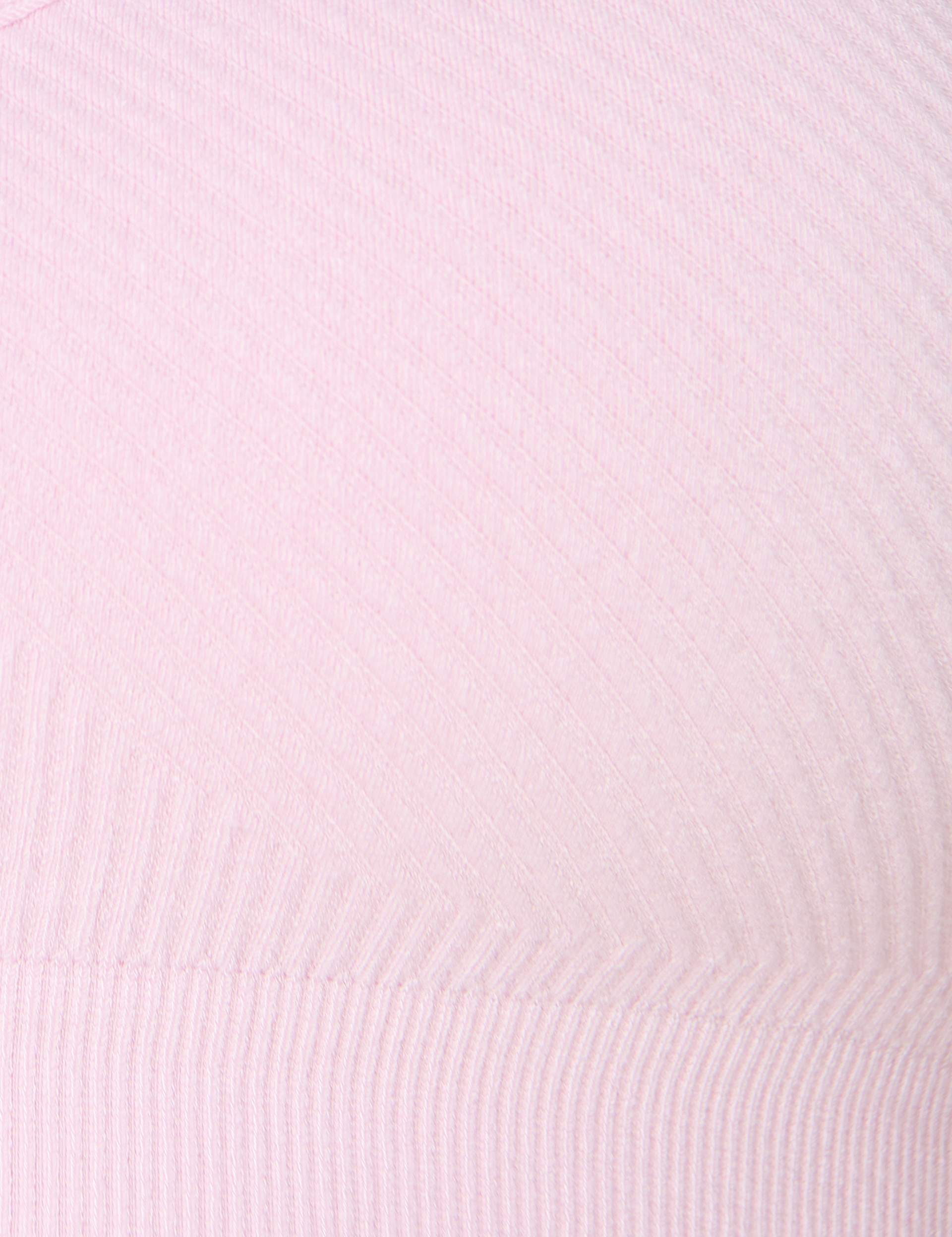 Soft Ribbed Bra - Frost Pink - Image 7