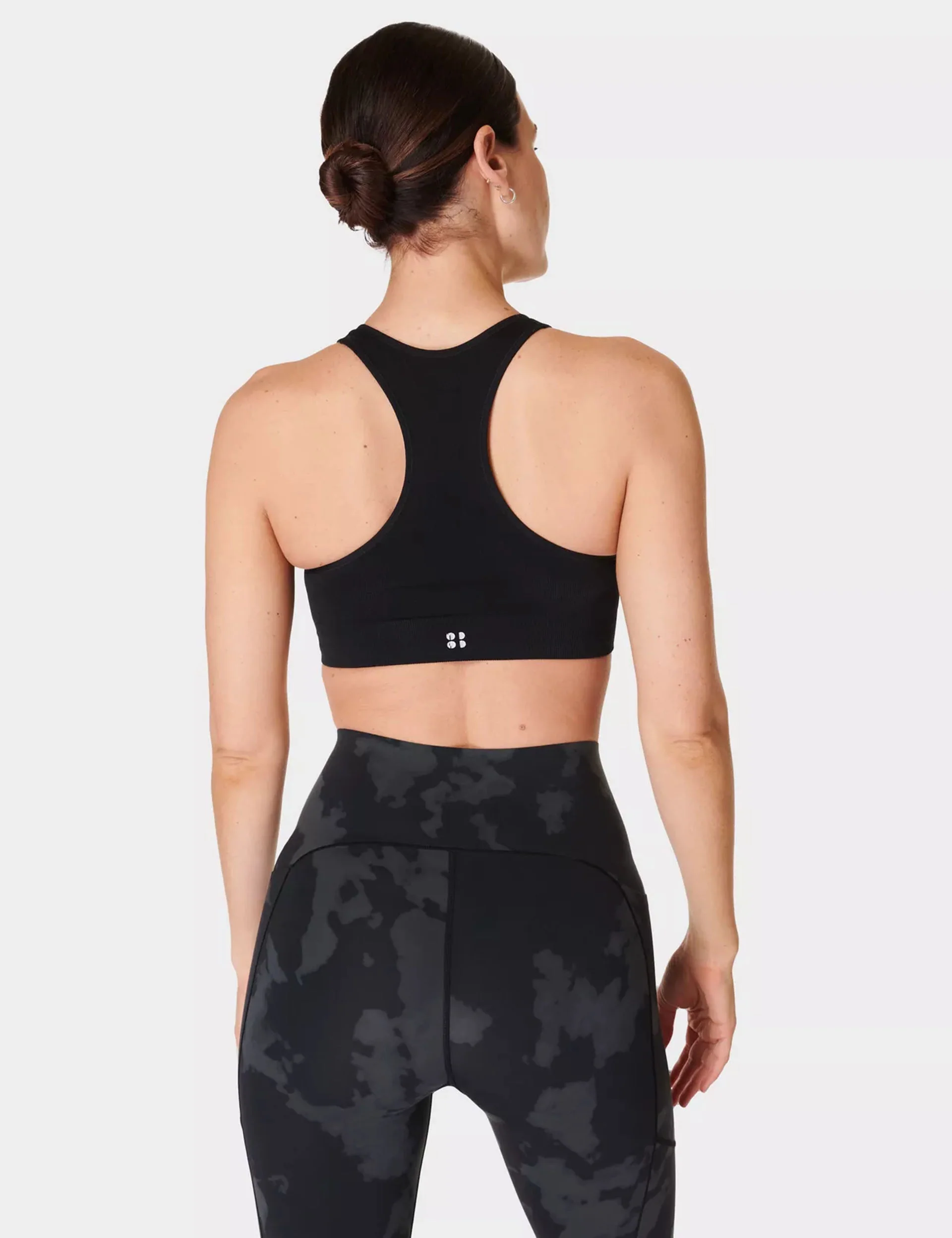 Stamina Seamless Sports Bra - Black - Image 2