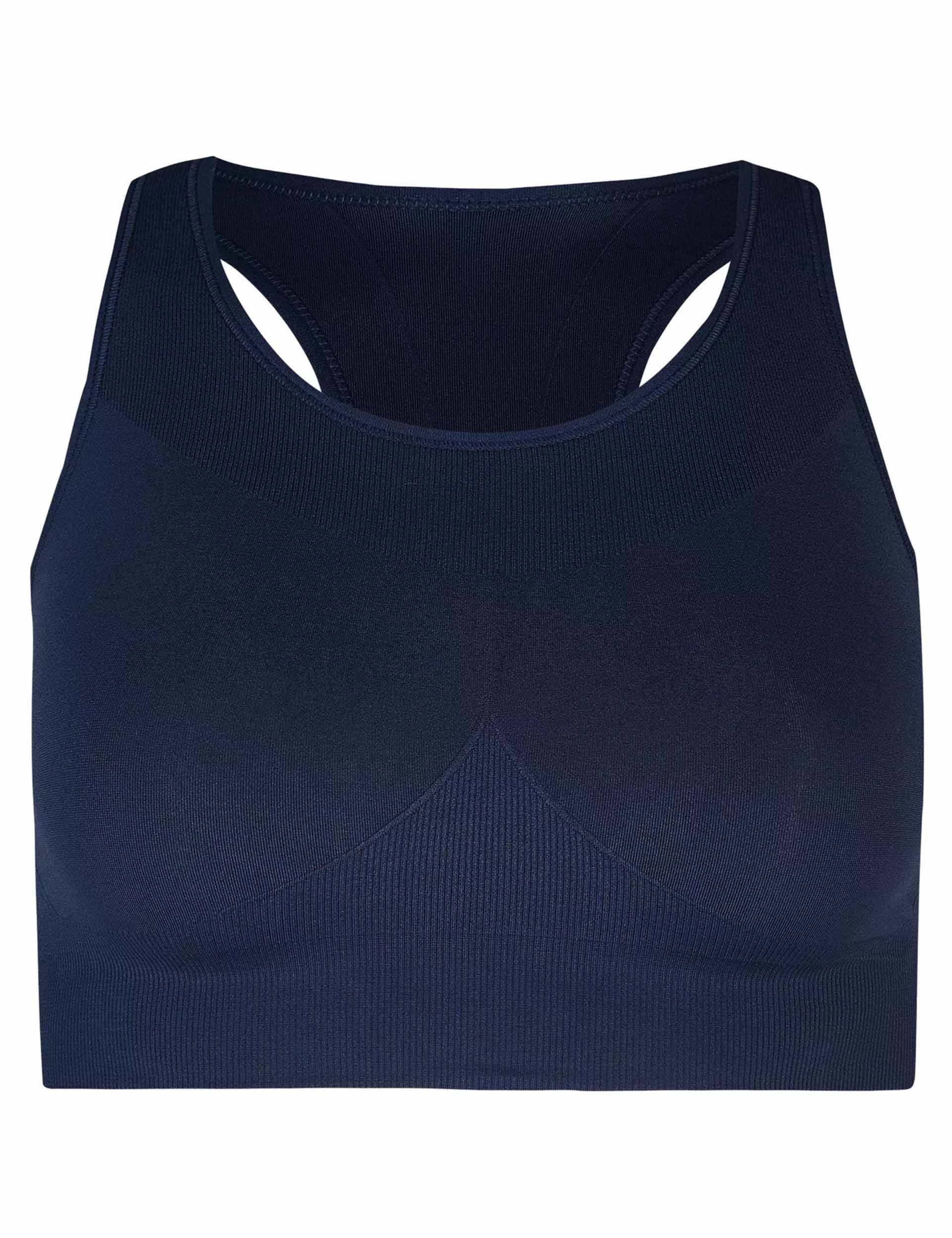 Stamina Seamless Sports Bra - Navy Blue - Image 6