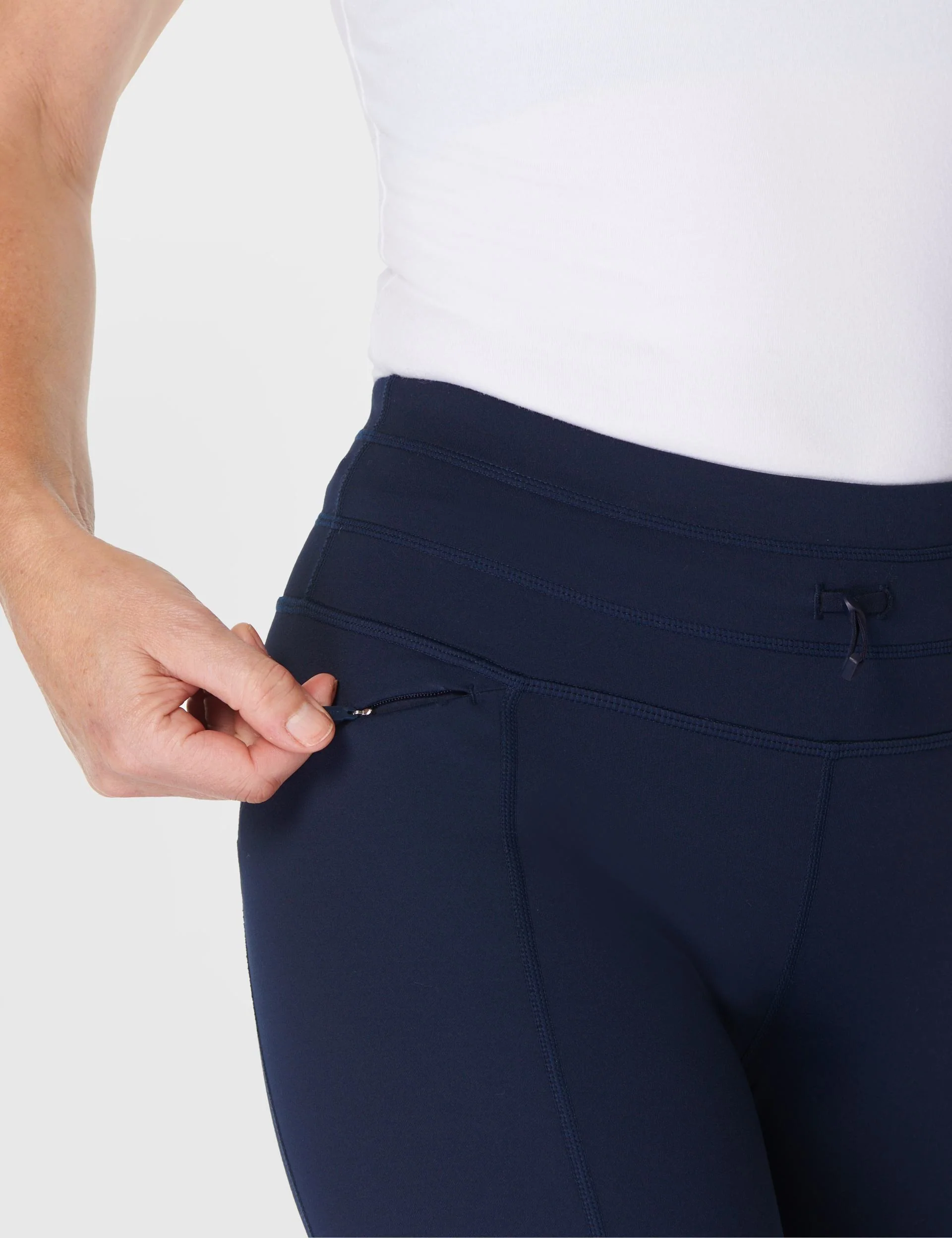 Therma Boost Walking Leggings - Navy Blue - Image 5