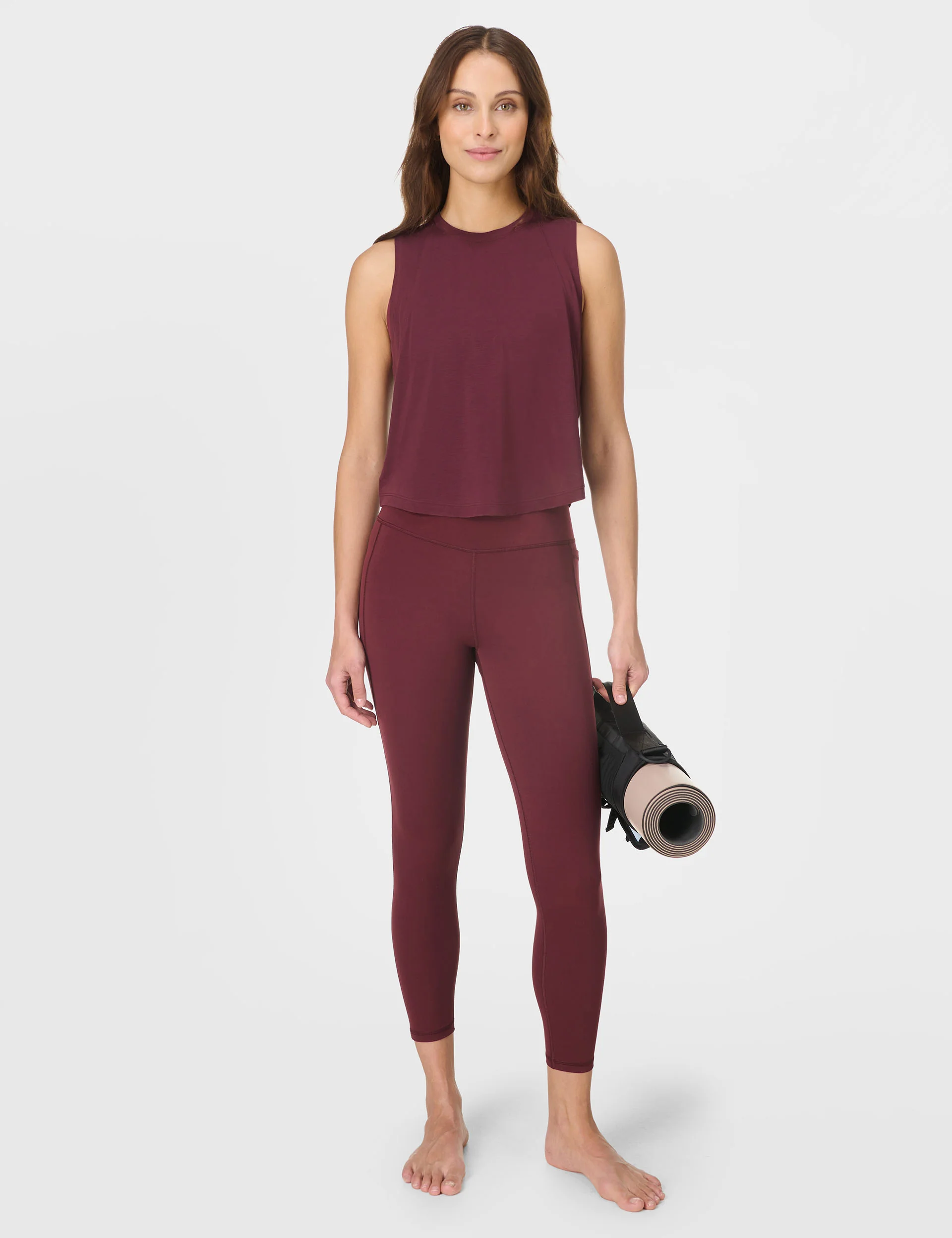 Ultimate Studio 7/8 Legging - Garnet Red - Image 4