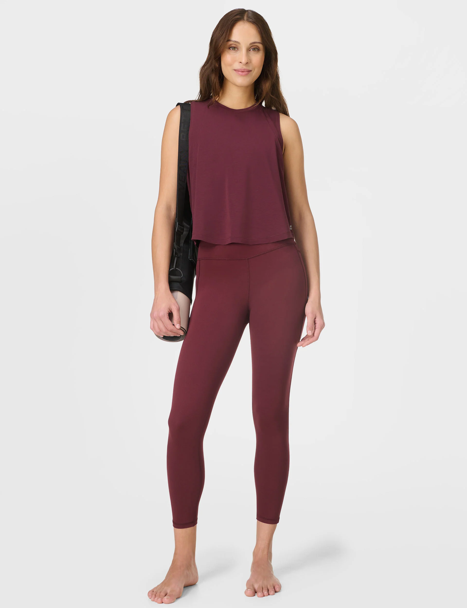 Ultimate Studio 7/8 Legging - Garnet Red - Image 5
