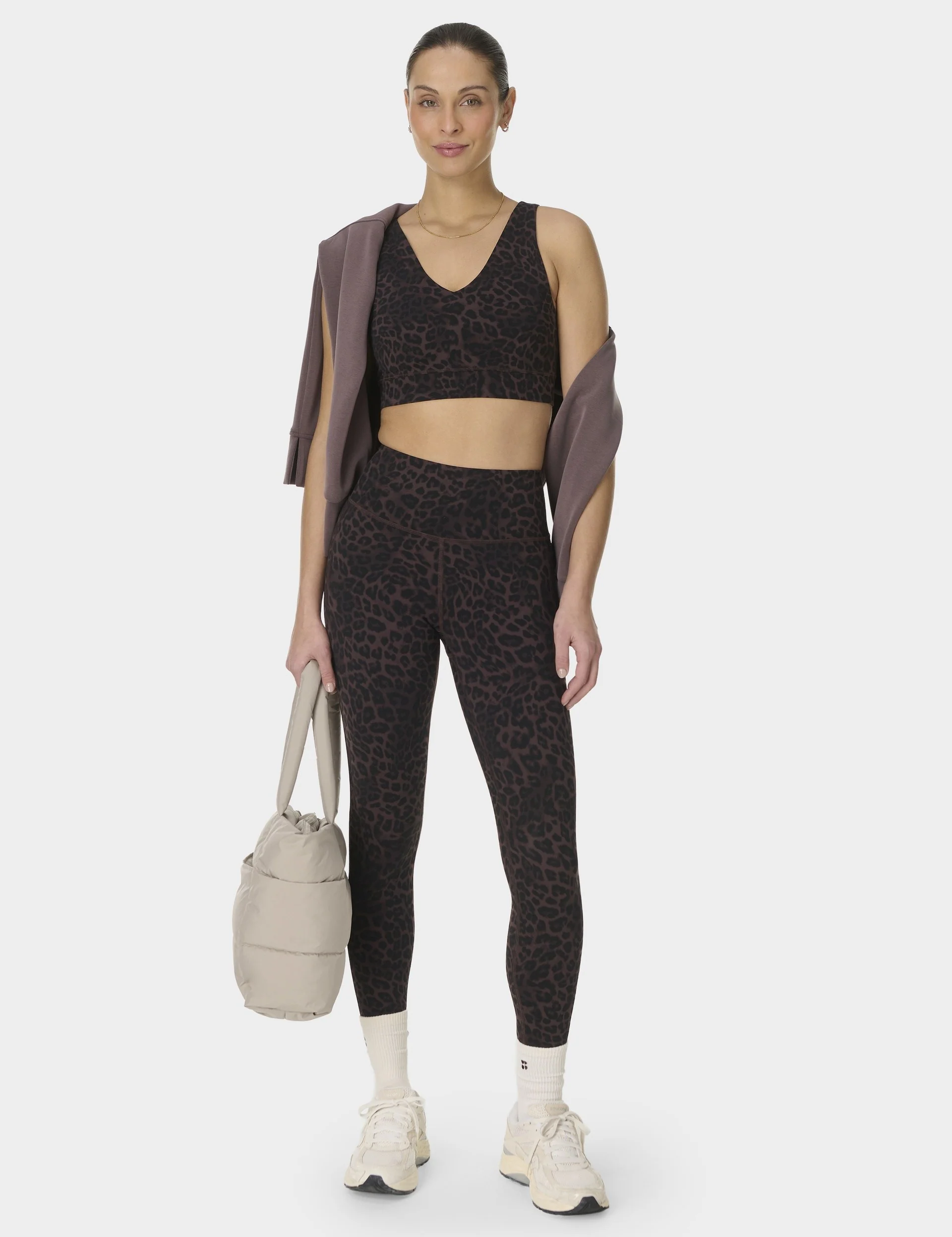 Ultimate Studio Voop Bra - Brown Leopard Skin Print - Image 5
