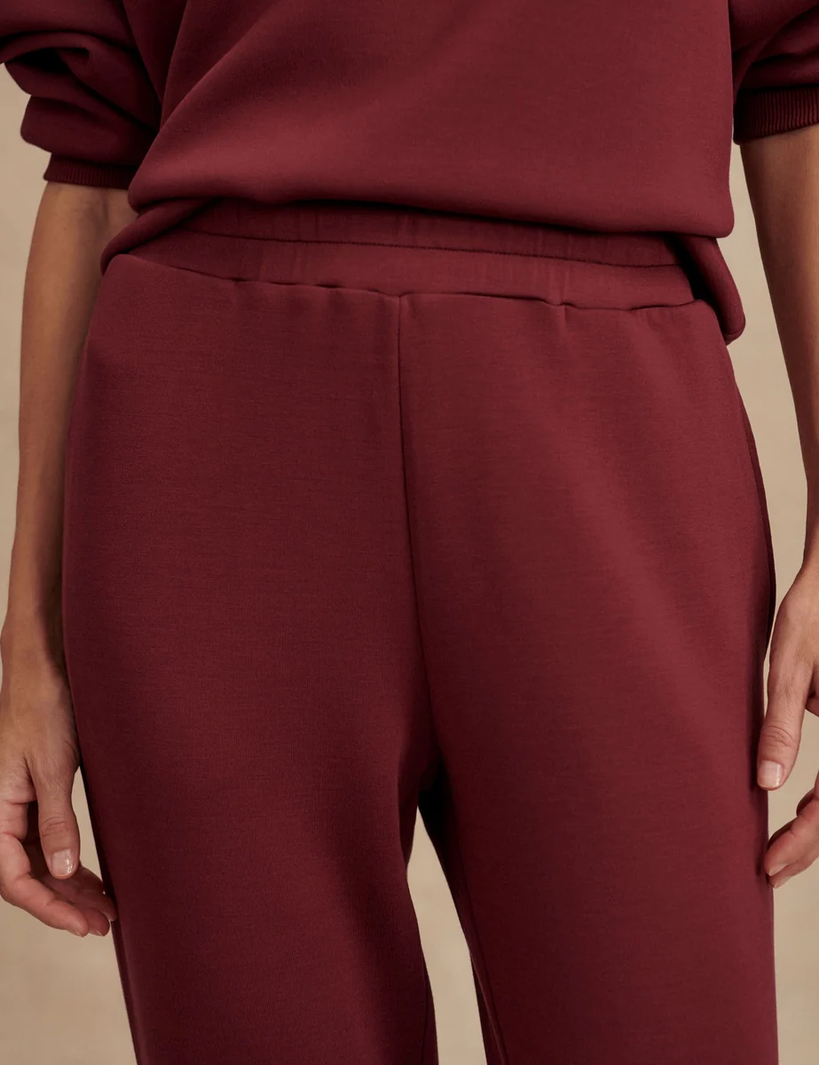 The Slim Cuff Pant 27.5" - New Maroon - Image 3