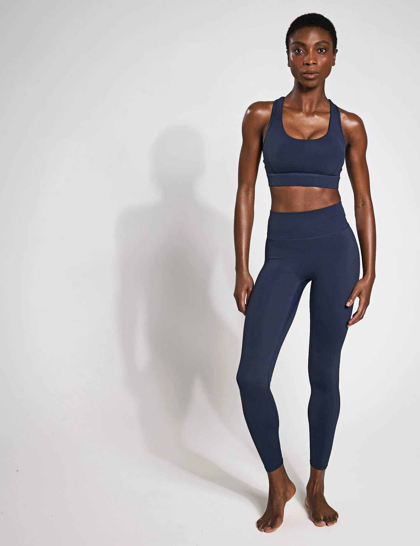 The Frankie Leggings Set - Navy Blue - Image 2