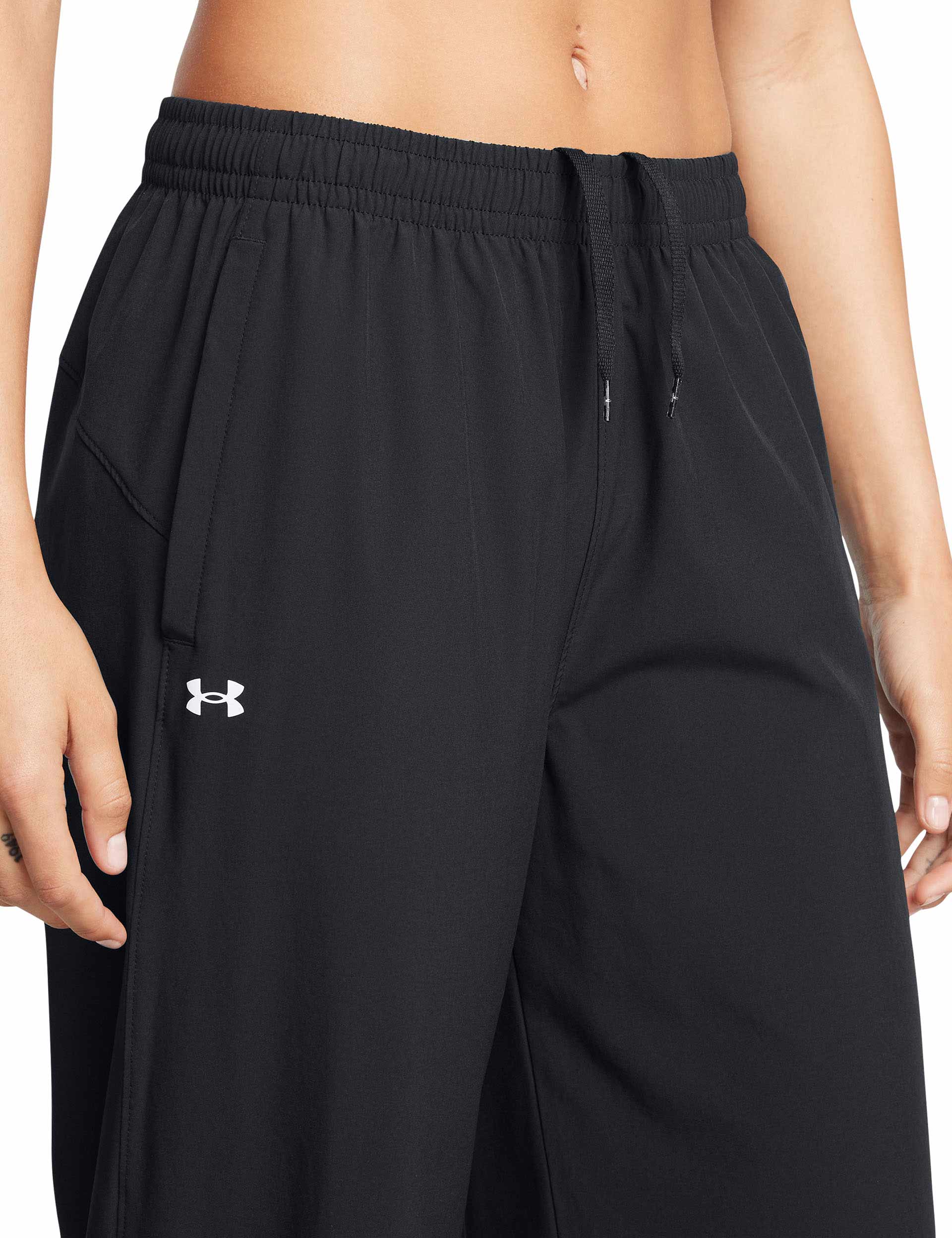 Rival Wide Leg Pants - Black/White - Image 3