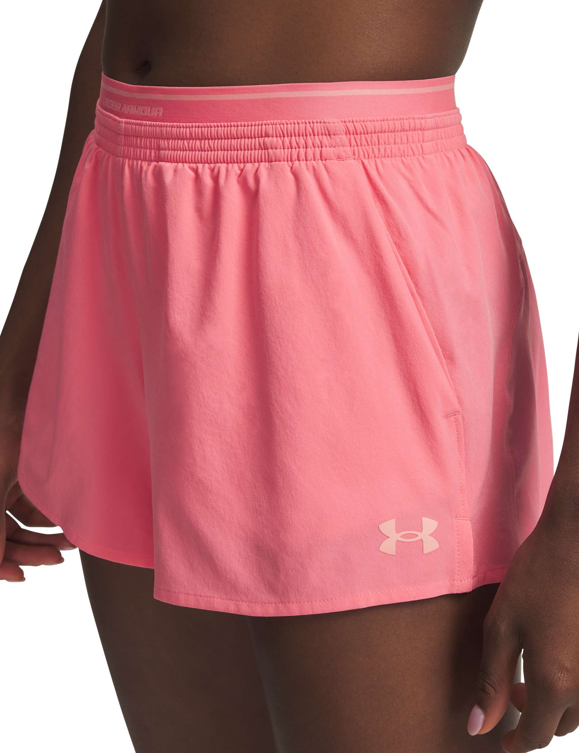 Vanish Woven 3" Shorts - Bittersweet Pink/Posh Pink - Image 3