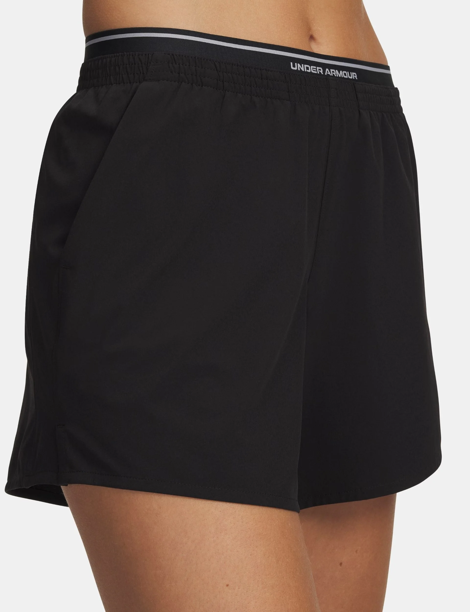 Vanish Woven 5" Shorts - Ultimate Black/Mod Grey - Image 3